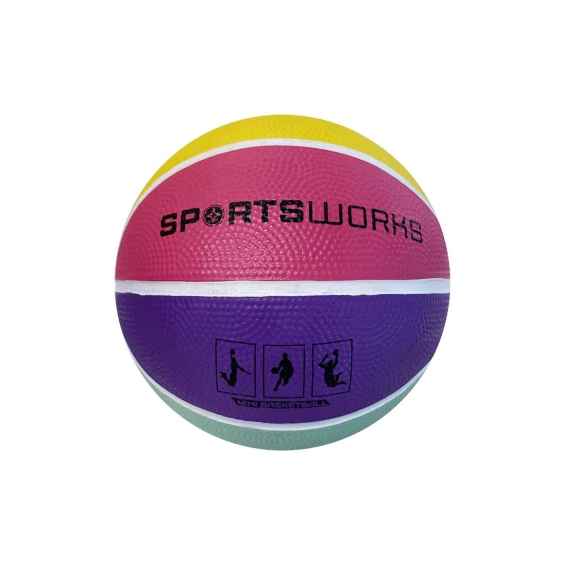 2 Sports Works Mini Basketball - Size 1, Assorted, 2 of 4