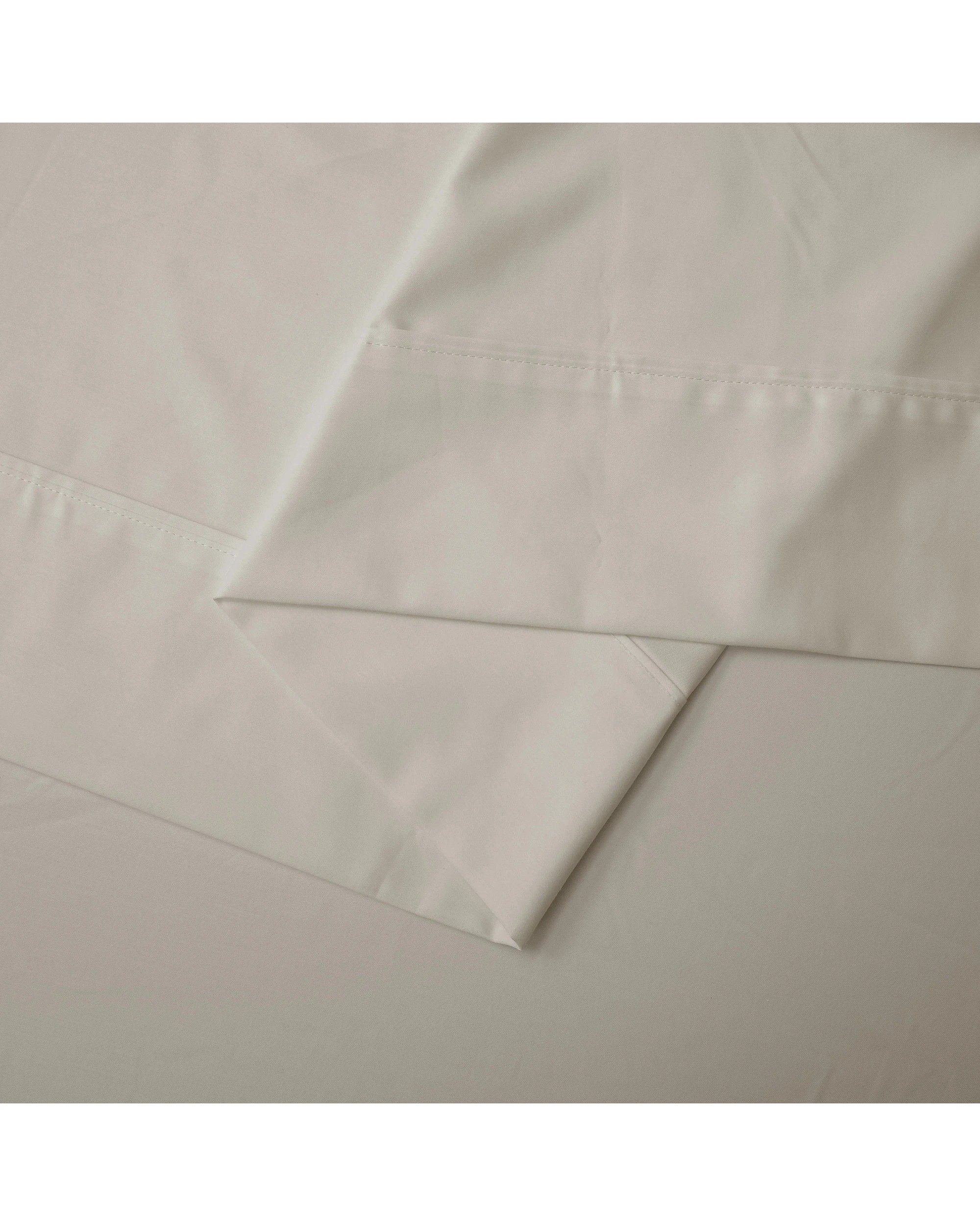 4 Dreamaker 1500TC Cotton Rich Sateen Sheet Set - Double Bed - Oat, 4 of 6