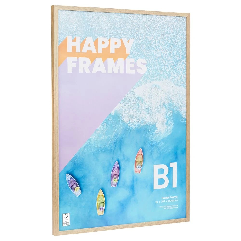 2 B1 Poster Frame Oak, 2 of 4