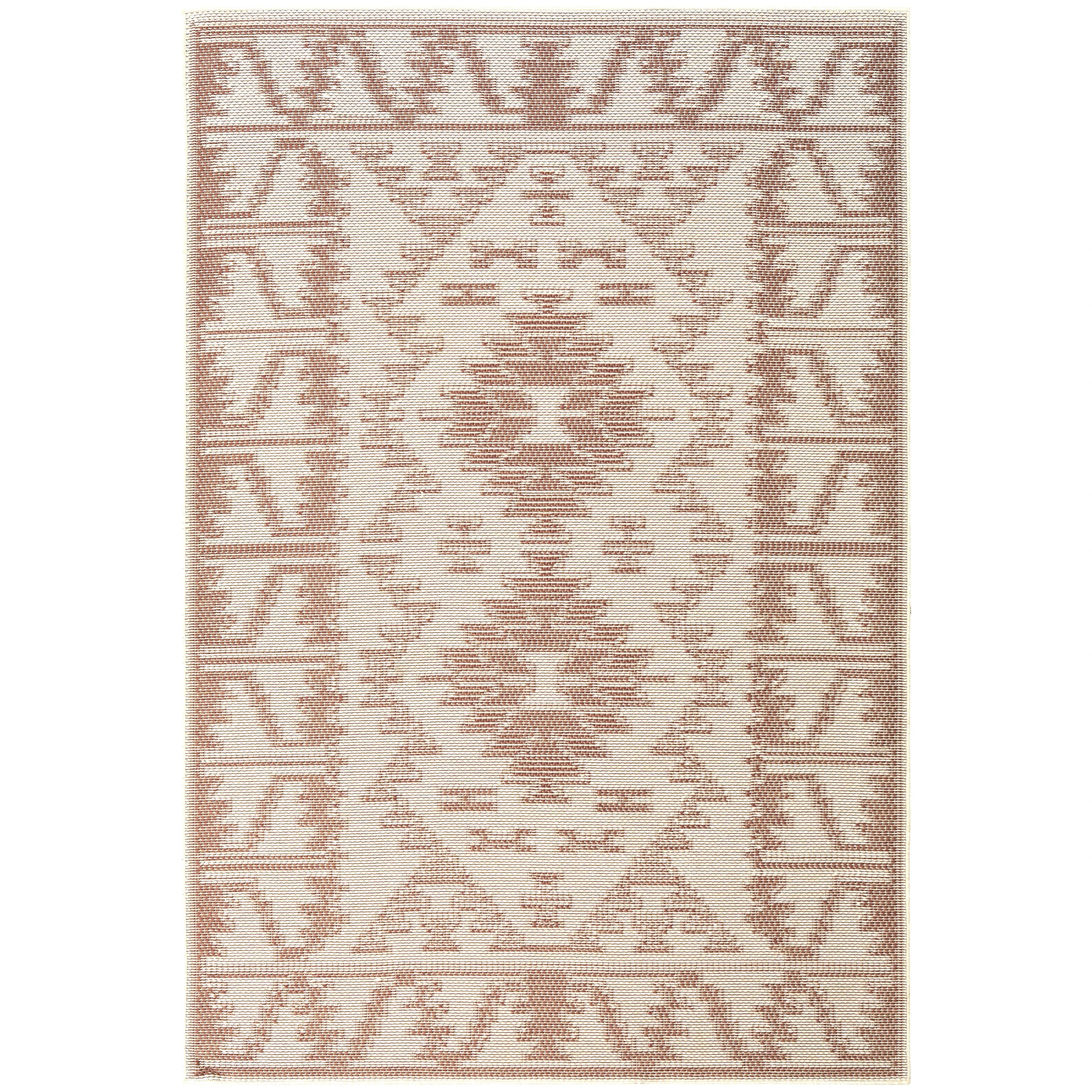 2 Common Ground Rugs Palmline Kuza 380x280cm - Extra Large Outdoor Rug - Orange, 2 of 7