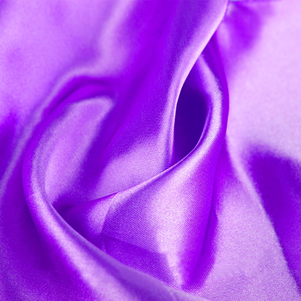 5 Traderight 50 Pcs Satin Chair Sashes - Purple, 5 of 7