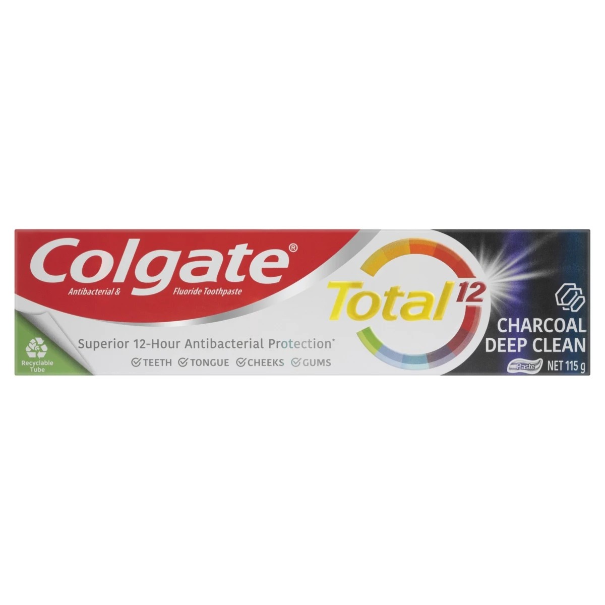 4 Colgate Total Active Prevention Deep Clean with Charcoal Toothpaste, 4 of 10