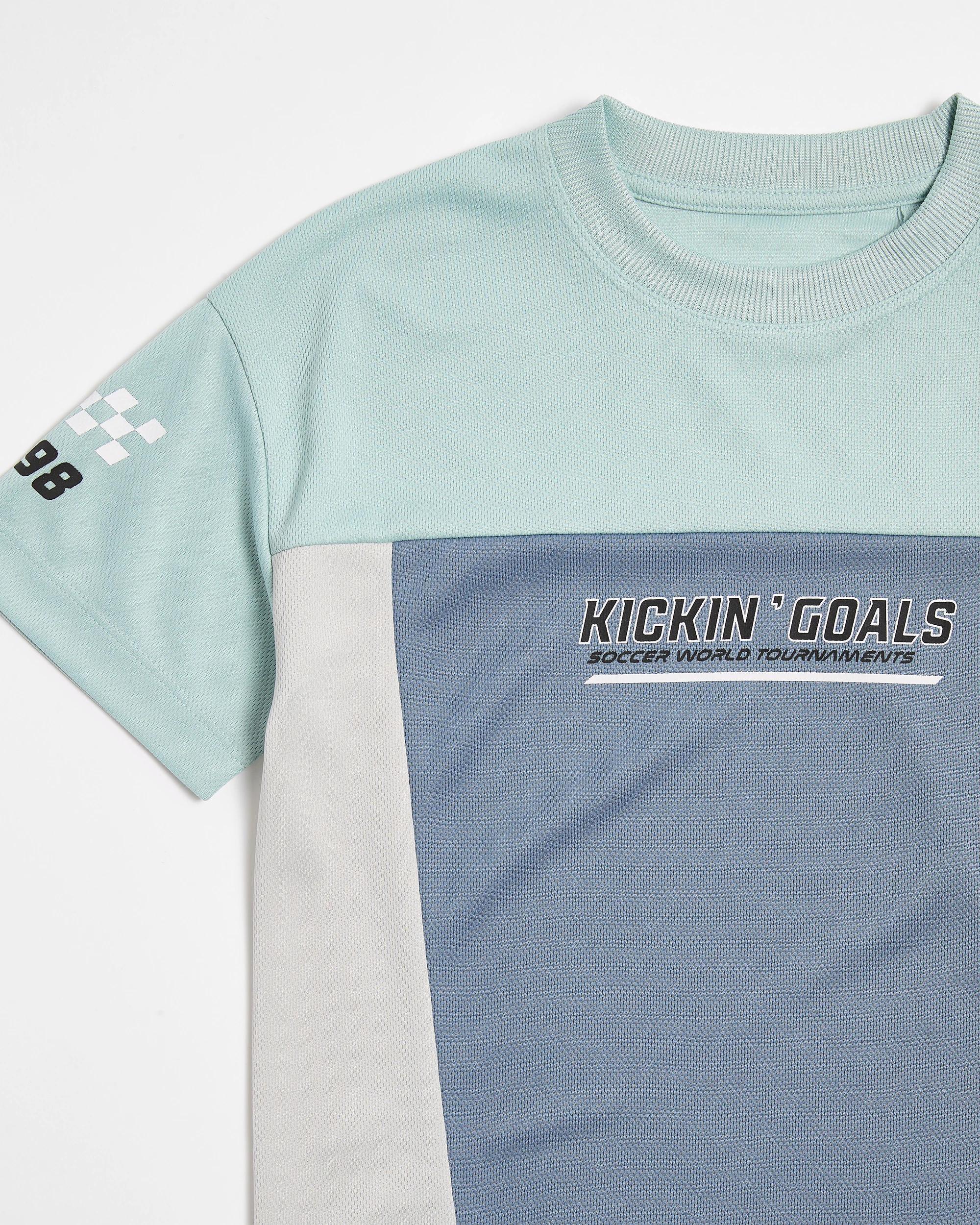 2 Target Spliced Sport Oversized T-shirt BLUE, 2 of 3