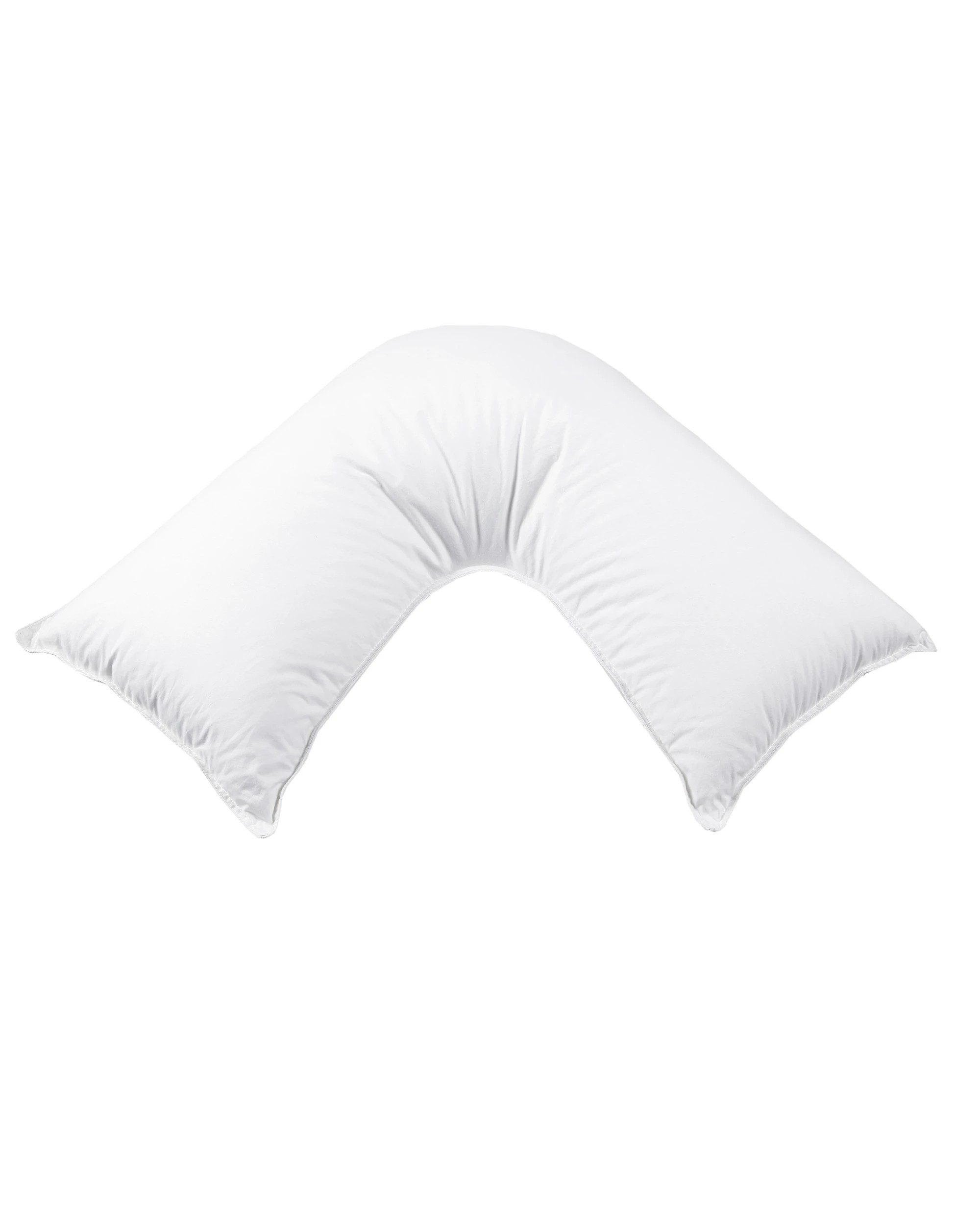 1 Dreamaker Down Alternative Microfibre V Shape Pillow 78x78 cm - White, 1 of 4