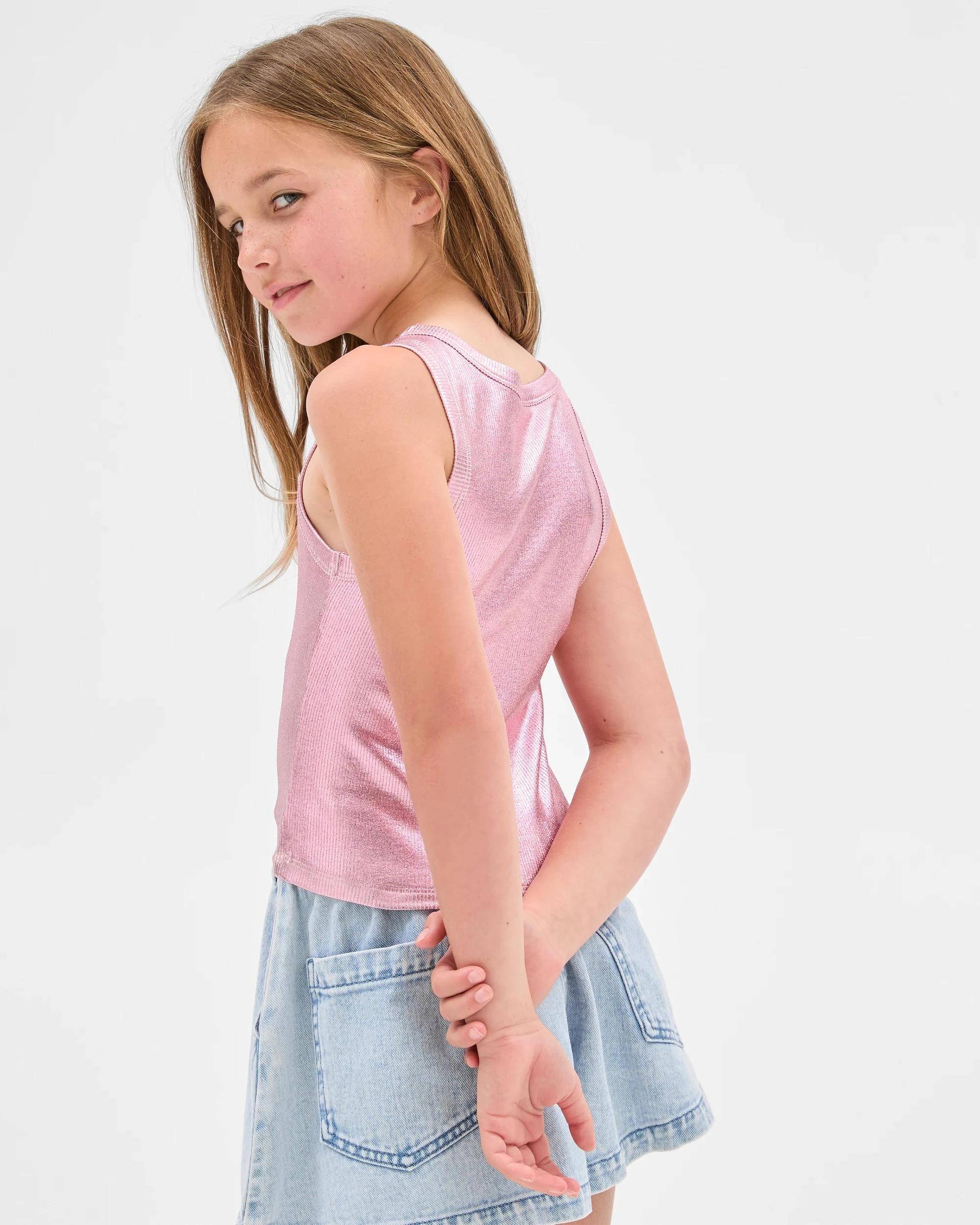 2 Target Metallic Rib Tank CRADLE PINK METALLIC, 2 of 6