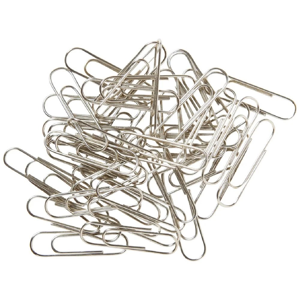 2 J.Burrows 28mm Paper Clips Silver 180 Pack, 2 of 3
