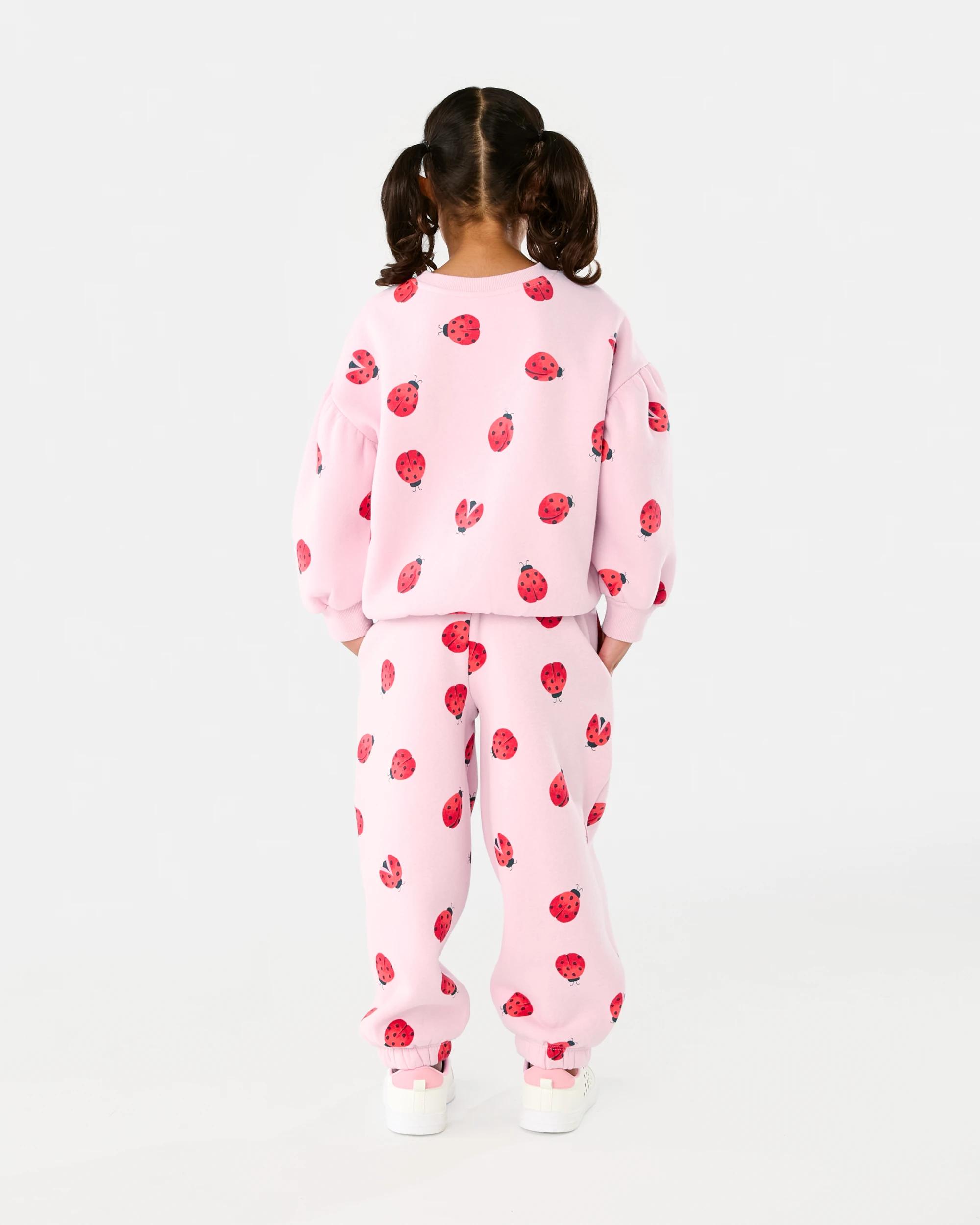 7 Oversized All Over Print Crew Neck Sweatshirt Pnk Bug, 7 of 7