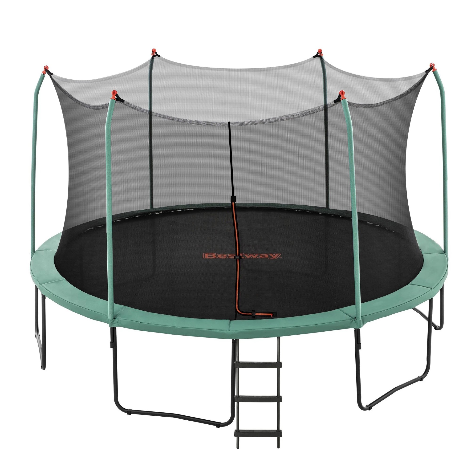4 Bestway 14ft Trampoline Kids Rebounder Safety Net Enclosure Outdoor Fitness for Ages 6+ - Multi, 4 of 9