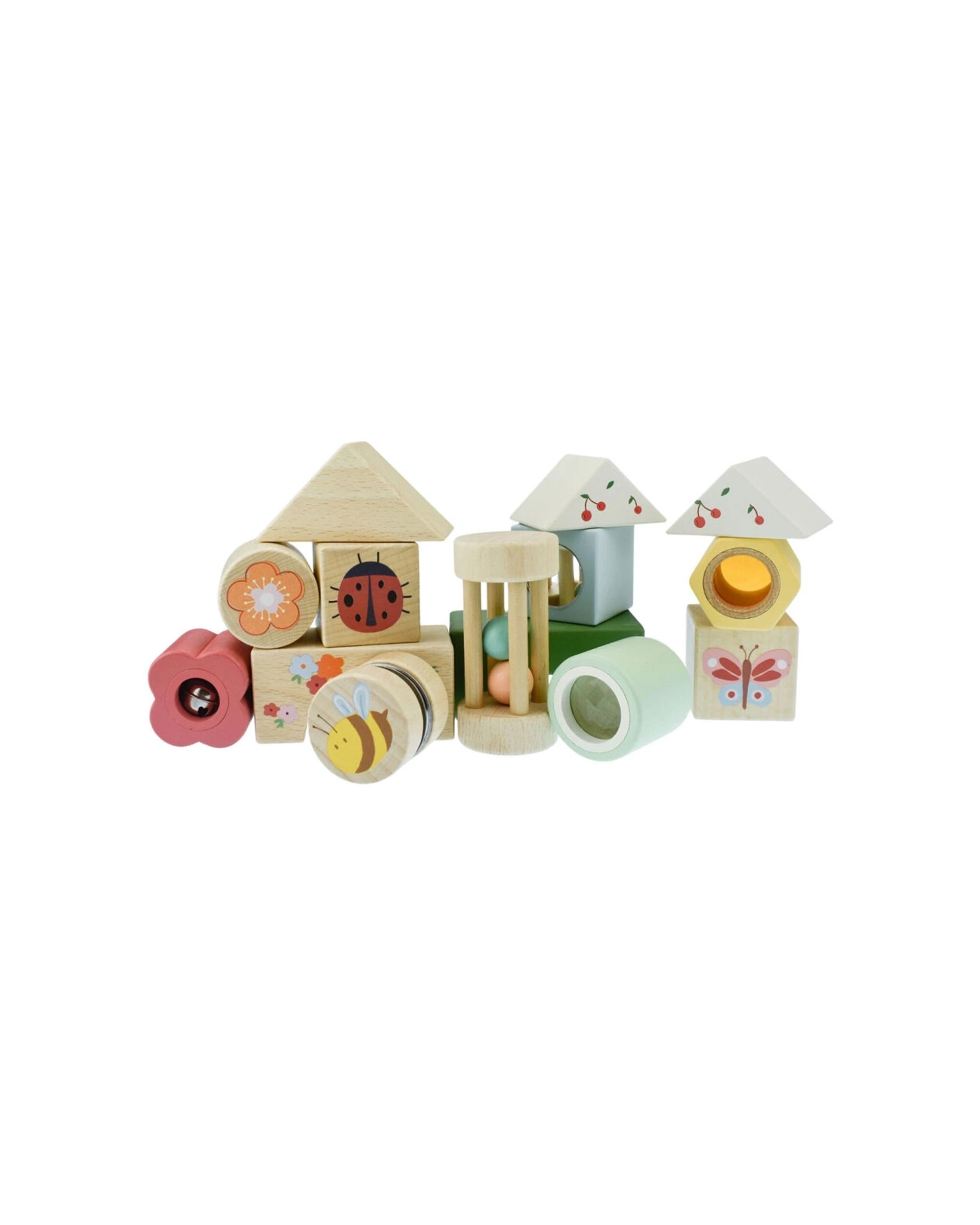 8 Kaper Kidz 14pc Wooden Spring Insect Activity Blocks Toy - Multi, 8 of 8