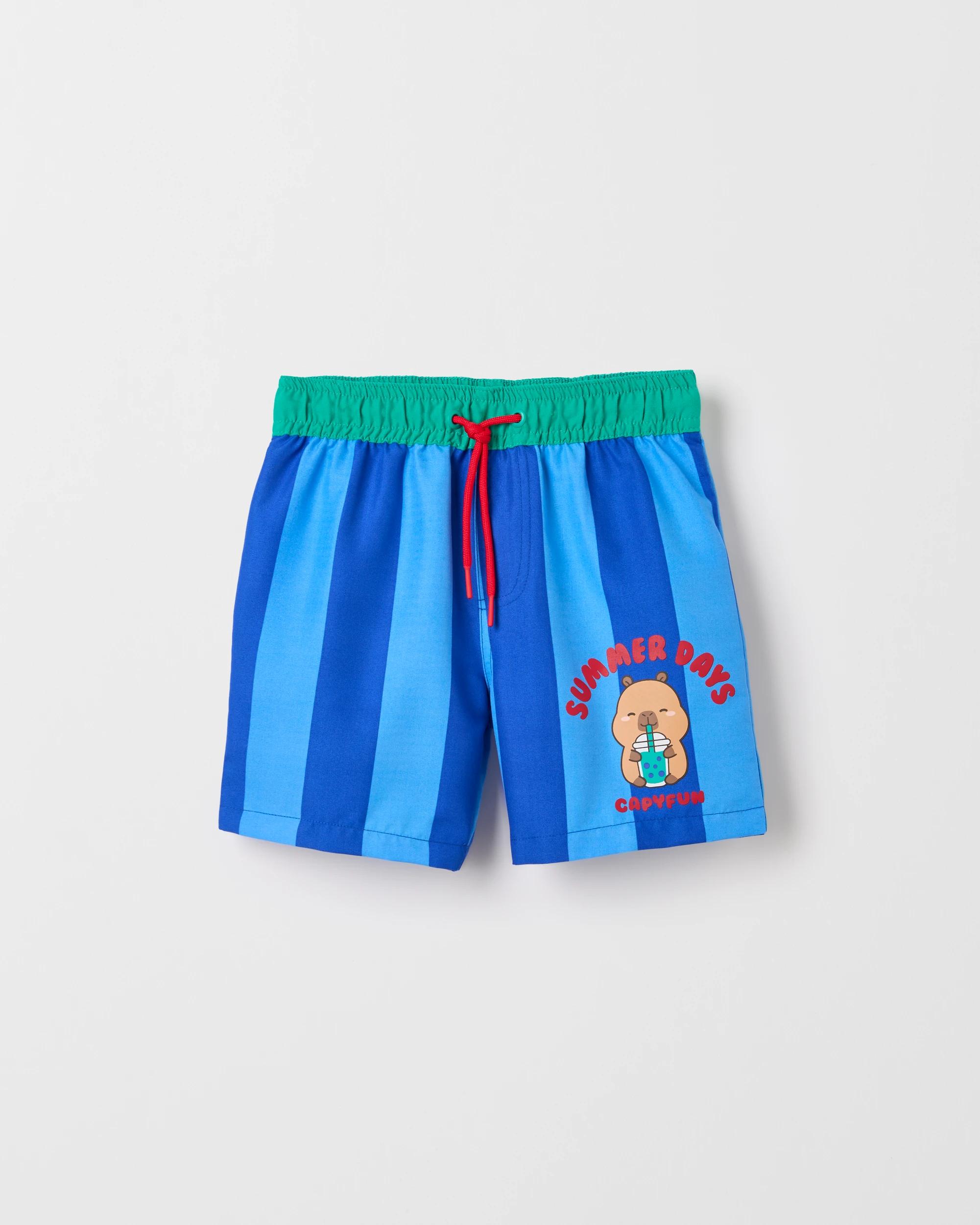 1 CapyFun Swim Boardshorts BLUE, 1 of 3