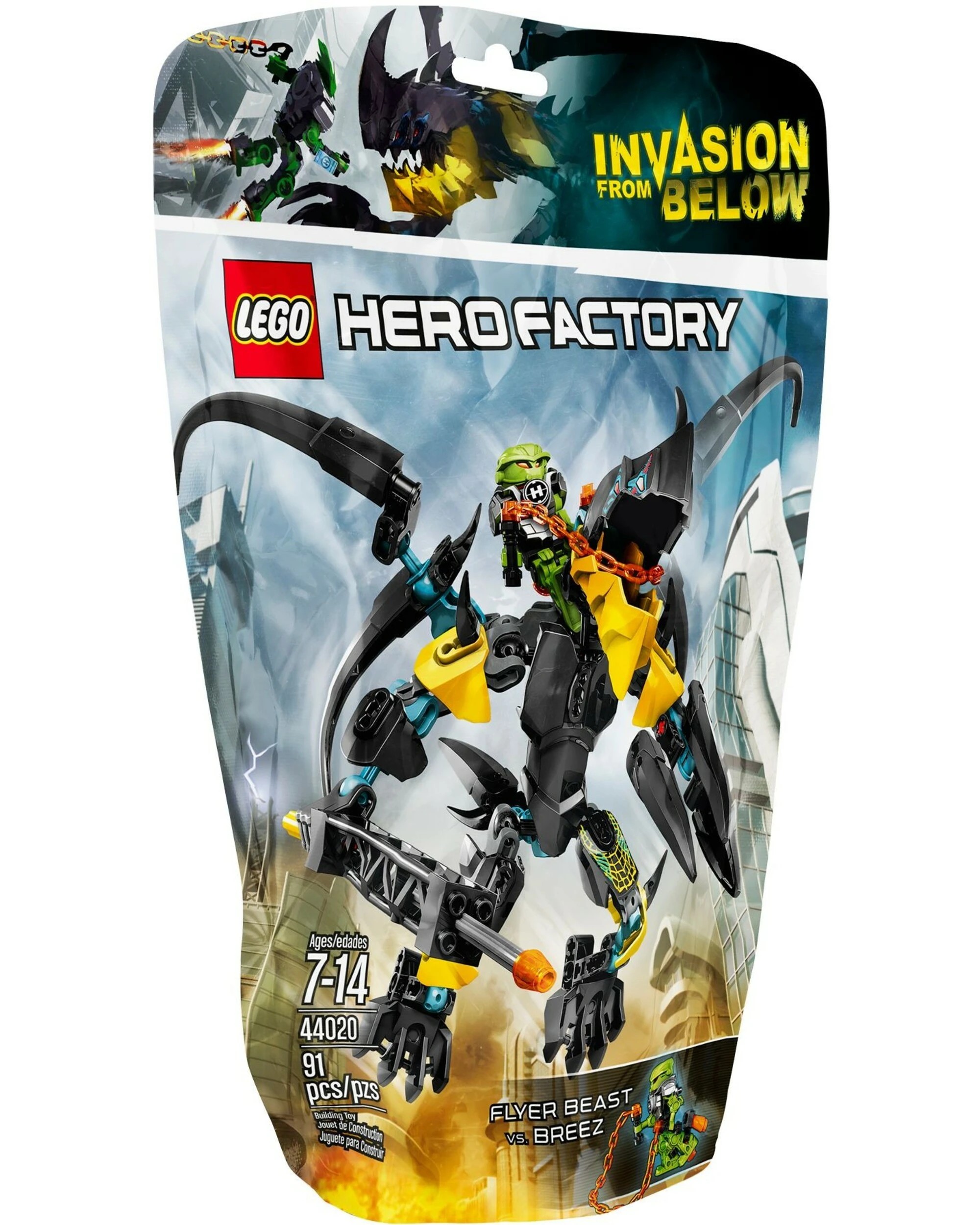 1 LEGO 44020 FLYER Beast vs. BREEZ Hero Factory, 1 of 2