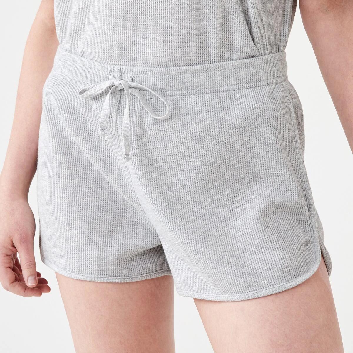 1 Waffle Shorts SILVER MARLE, 1 of 6