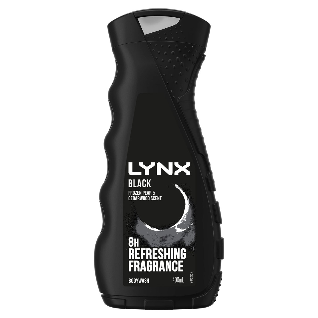 1 LYNX Black 8-Hour Refreshing Fragrance Bodywash 400ml - Frozen Pear and Cedarwood Scent, 1 of 6