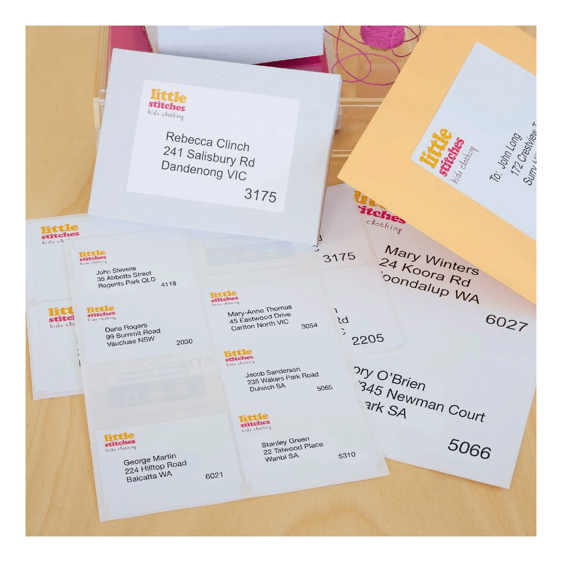 4 Avery 1UP Inkjet Laser A6 Shipping Labels 25 Sheets, 4 of 7