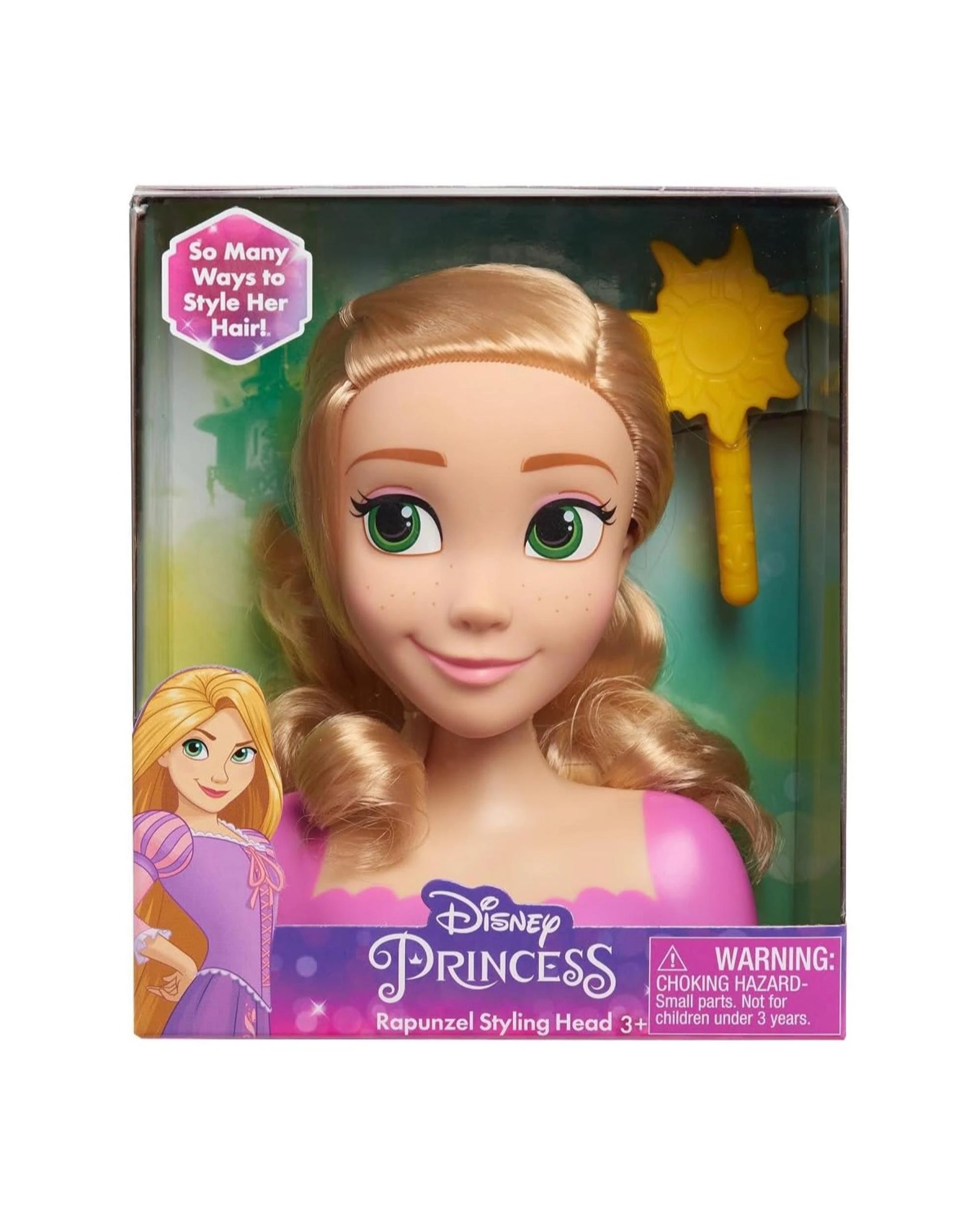 4 Disney Princess Rapunzel Mini Styling Head, 4 of 4