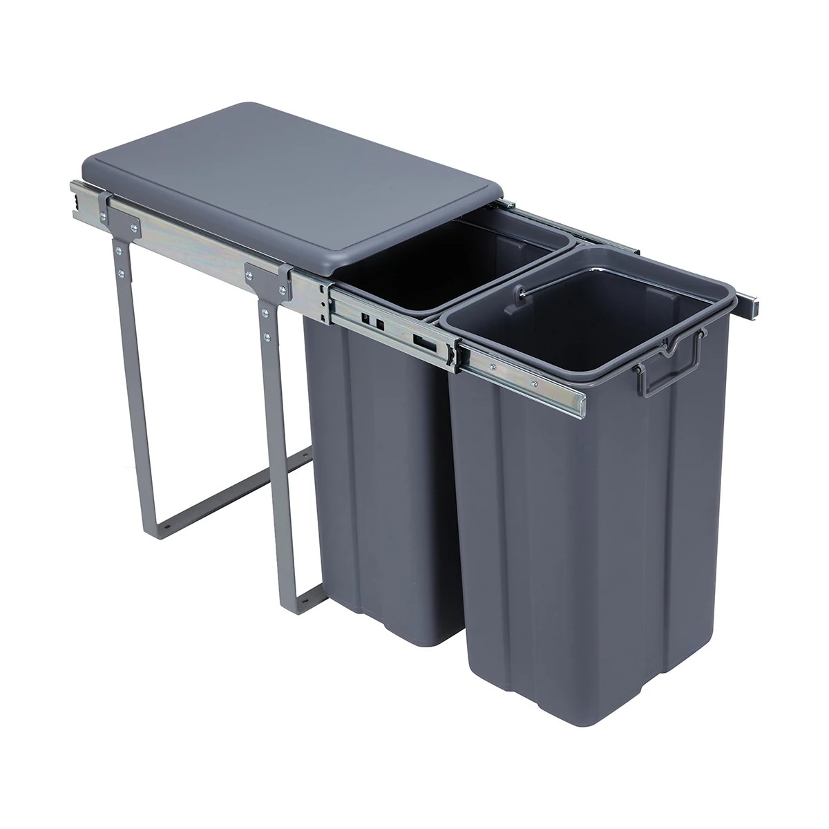 5 2 Section Under the Sink Pull Out Bin, 5 of 10