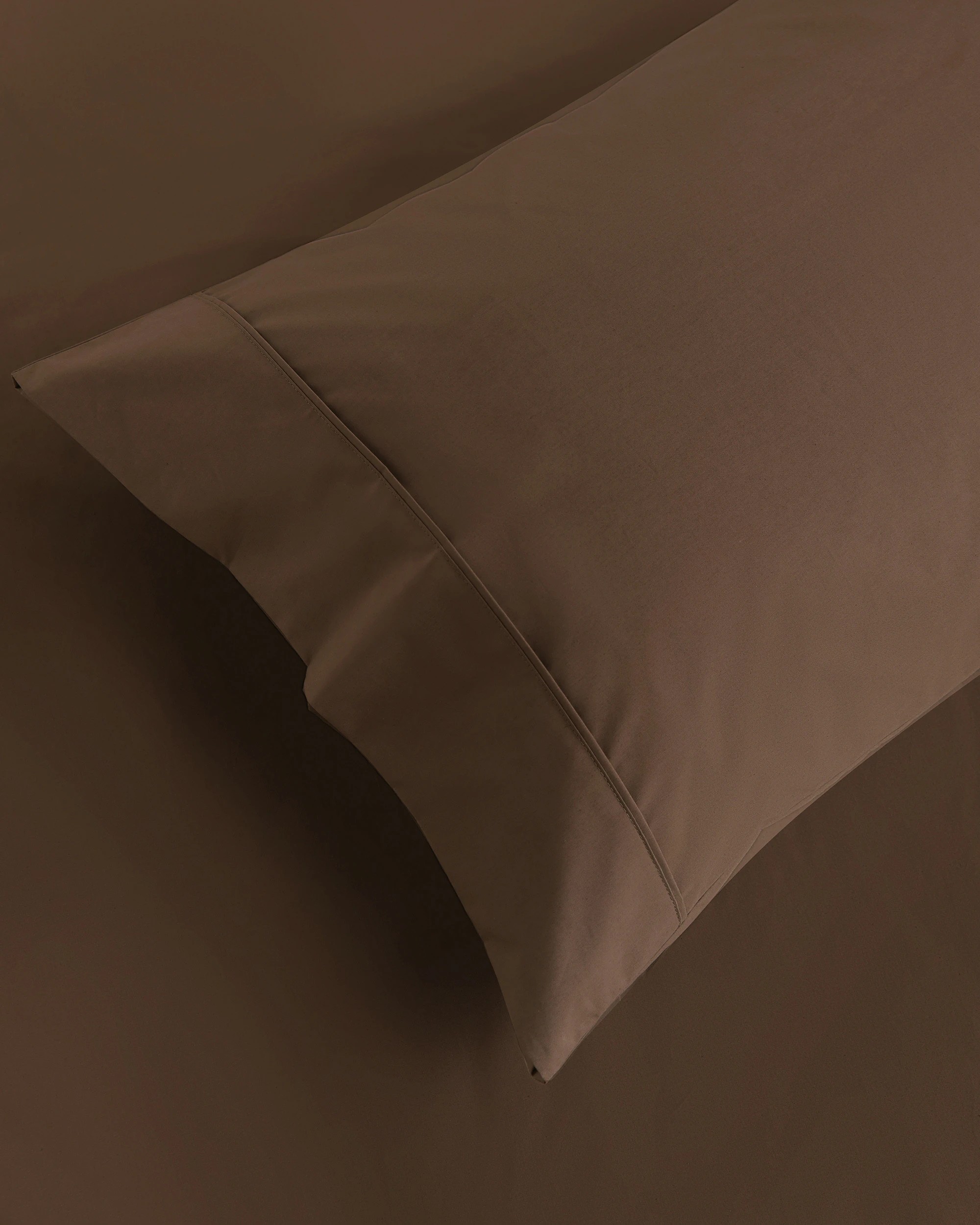 3 Dreamaker 300TC Cotton Percale Combo Fitted Sheet Set - Double Bed - Chocolate, 3 of 6
