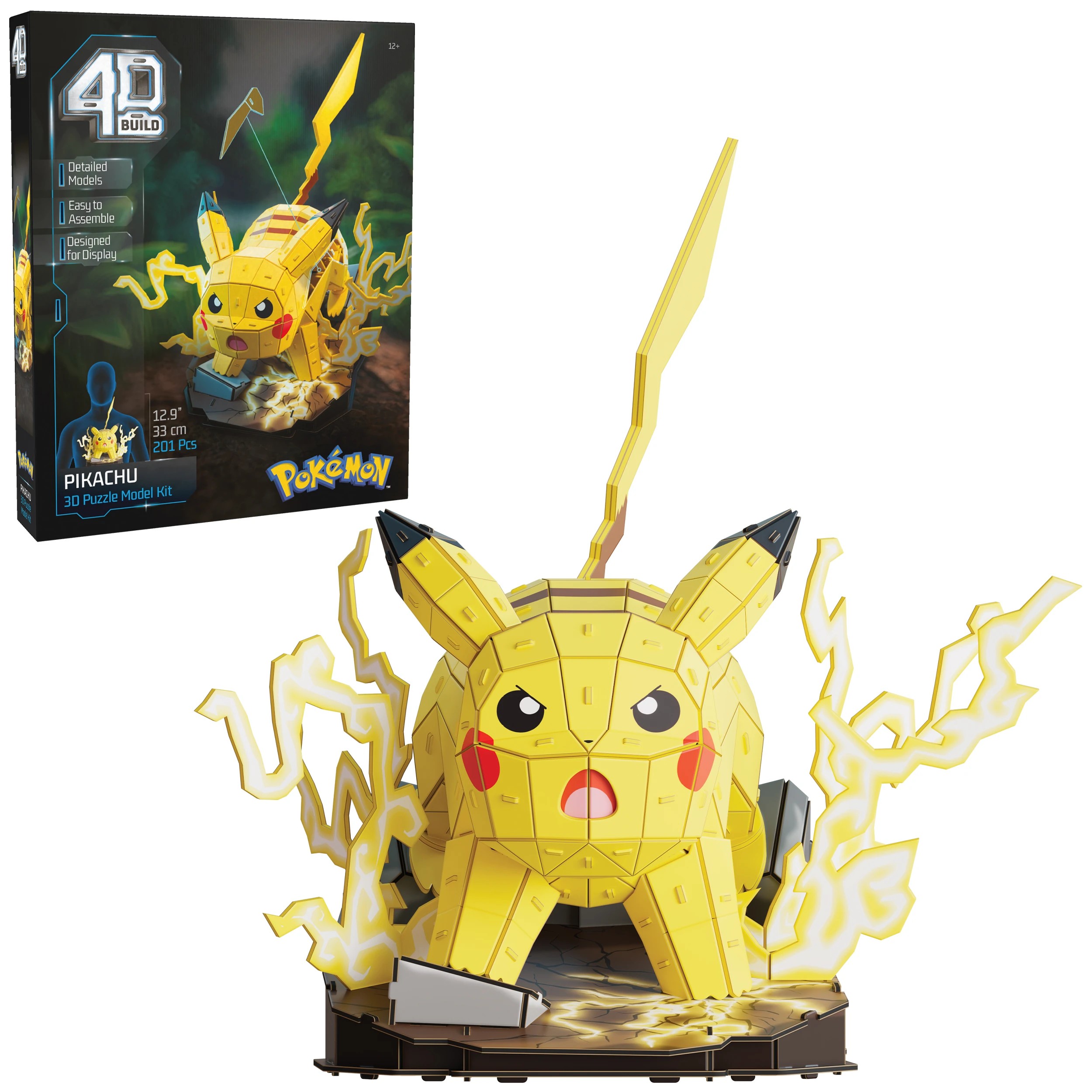 2 Pokemon 4D Build Pikachu 3D Puzzle Model Kit, 2 of 8