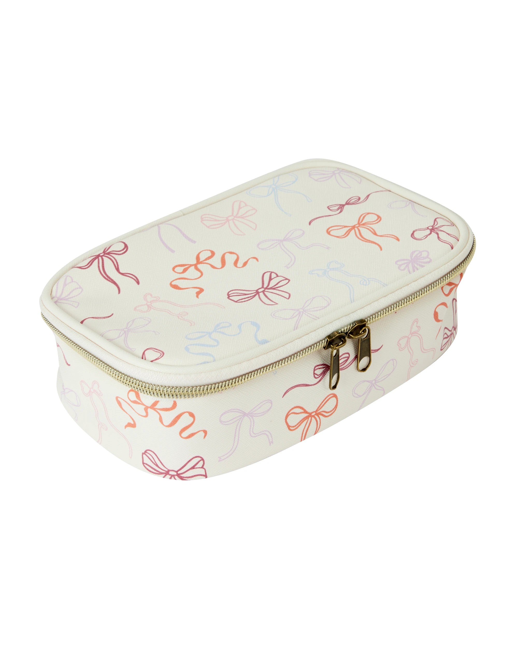 2 Zip Top Pencil Case - Bow, 2 of 7