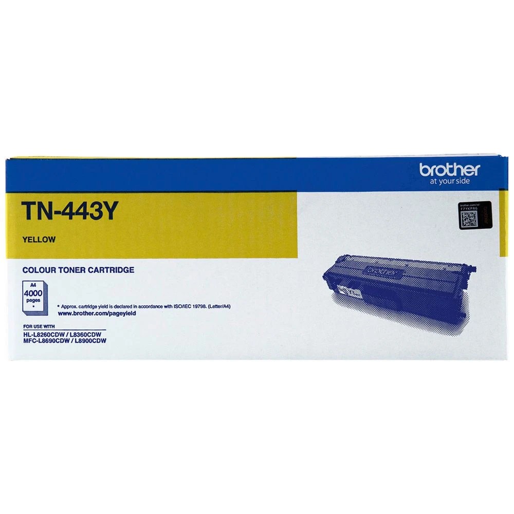 1 Brother TN 443 Toner Cartridge Yellow, 1 of 1