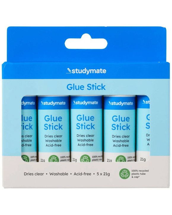 Studymate Glue Stick 21g 5 Pack