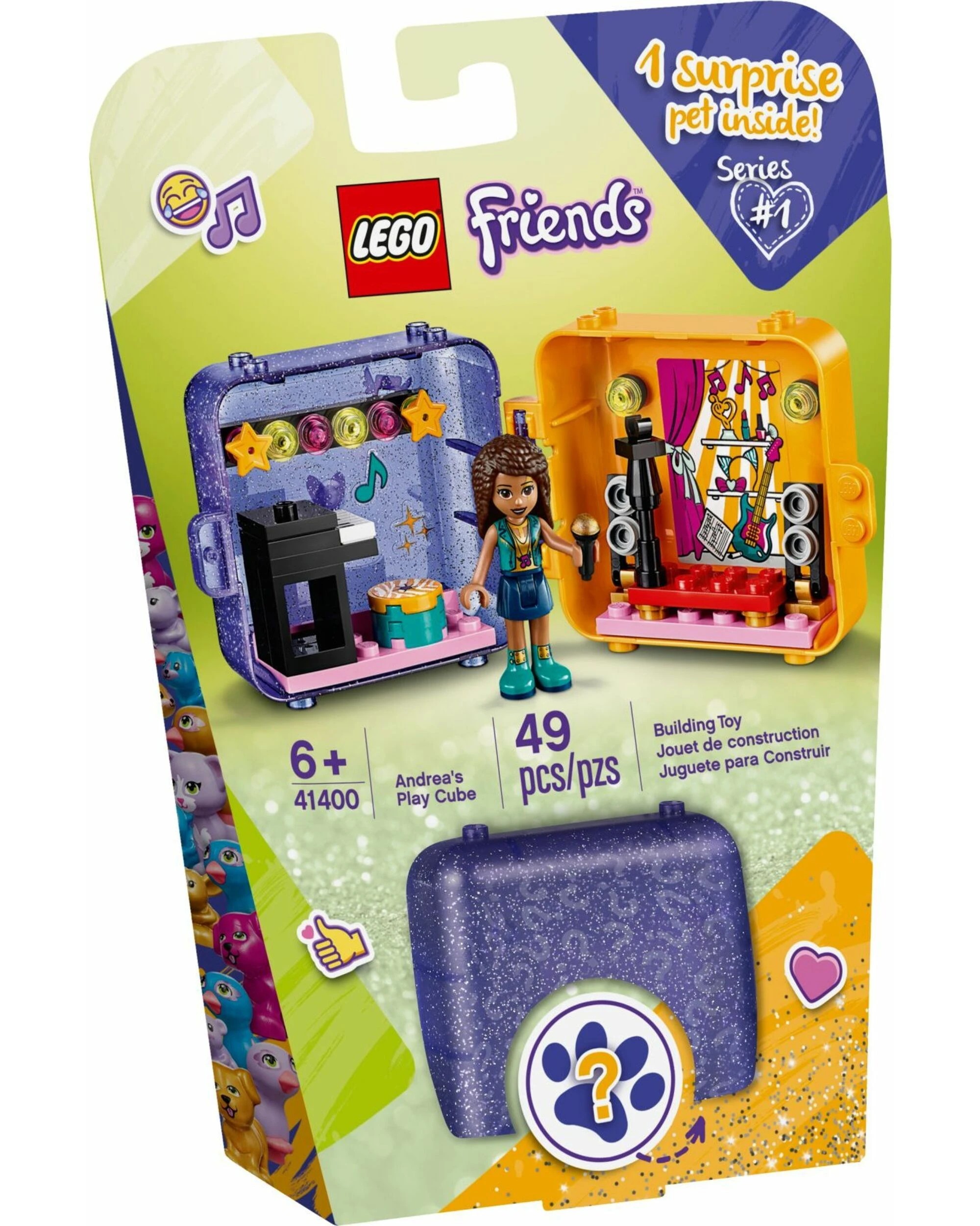 1 LEGO 41400 Andrea's Play Cube: Portable Mini Music Toy, 1 of 2