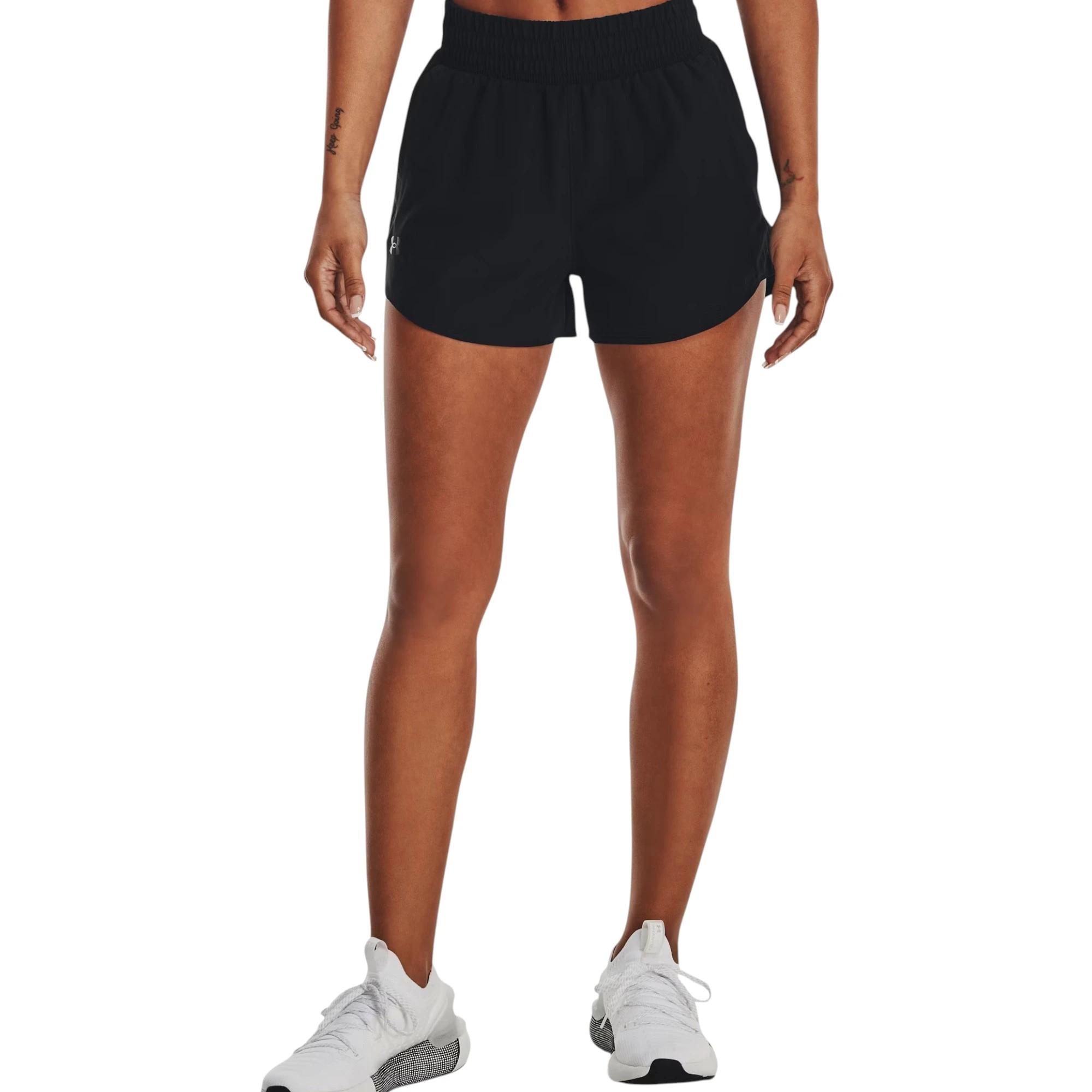 5 Under Armour Womens Vanish Black 3 Inch Athletic Shorts BLACK, 5 of 7