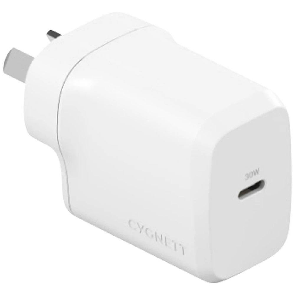 1 Cygnett PowerPlus 30w USB-C Wall Charger White, 1 of 3