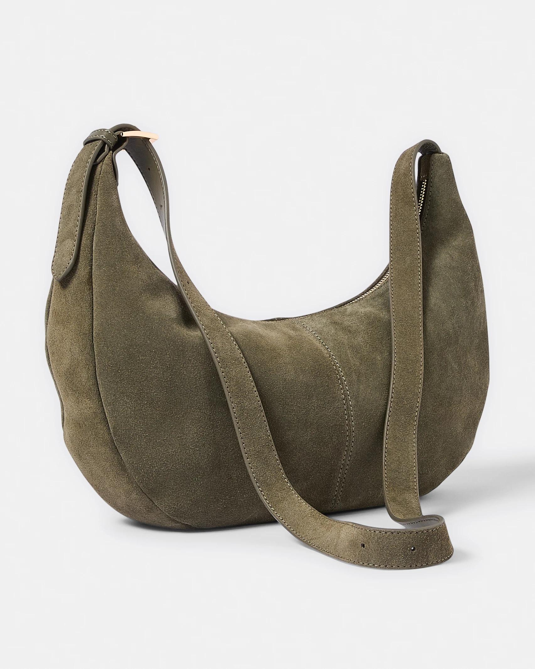 3 Leather Crossbody Bag Deep Sage, 3 of 7