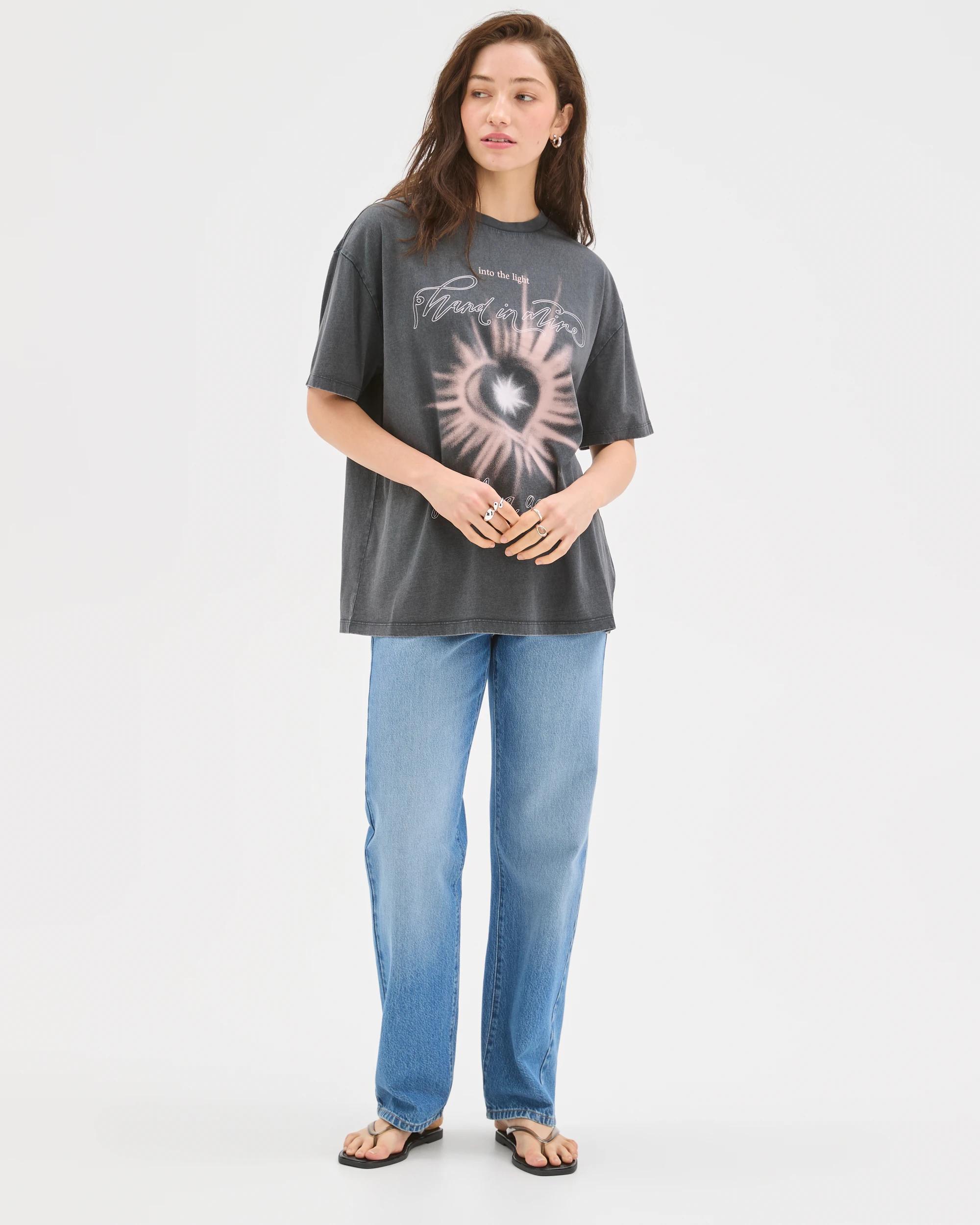 3 Lily Loves Australian Cotton Boyfriend T-Shirt FALLING AGAIN, 3 of 7