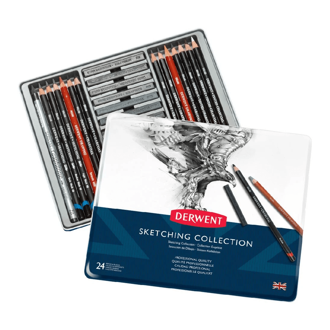 1 Derwent Sketching Collection Set 24 Pack, 1 of 3