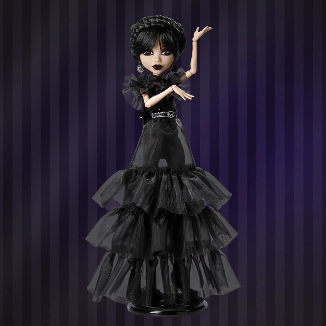 7 Monster High x Wednesday Rave’N Dance Wednesday Doll, 7 of 7