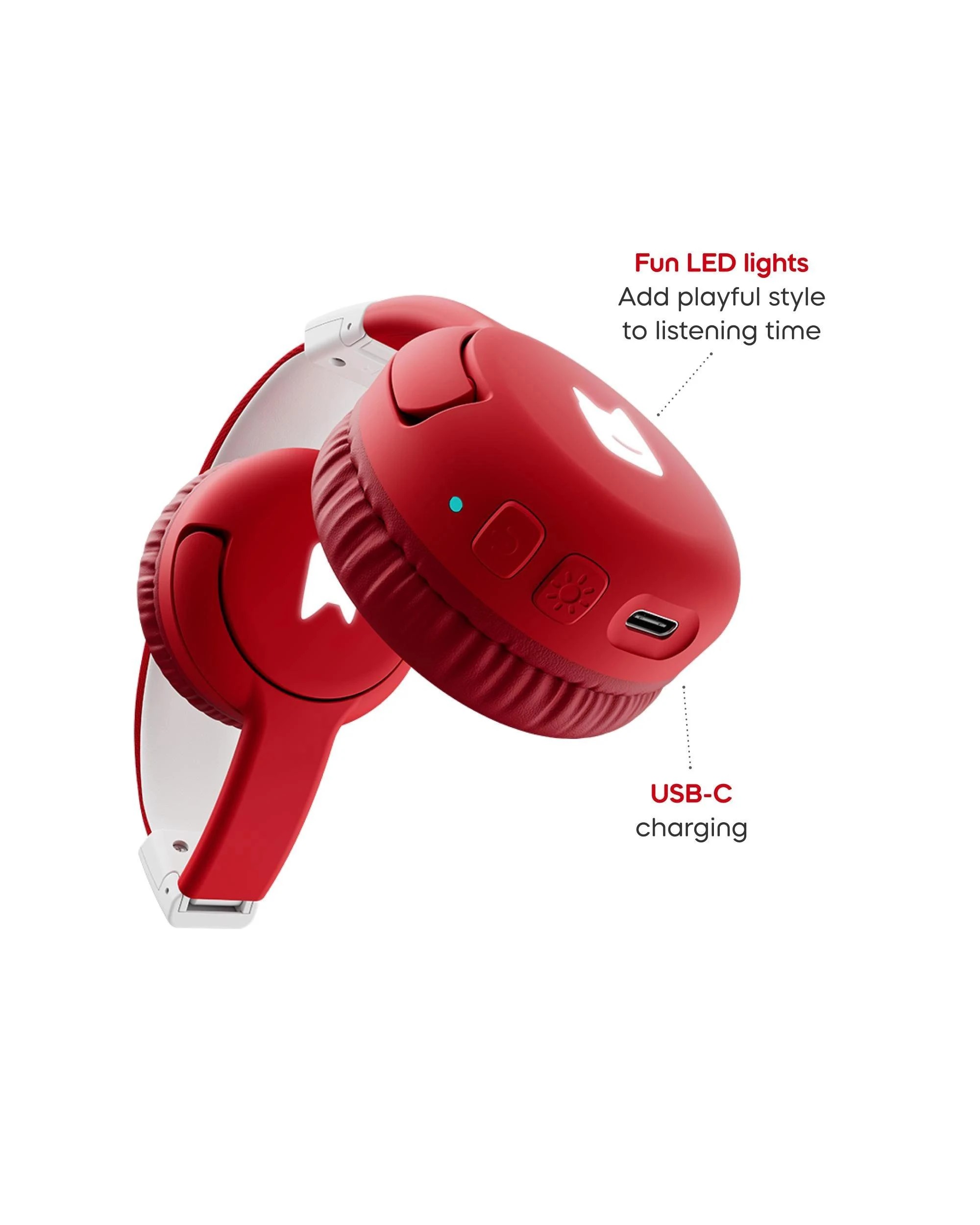 6 Tonies - Bluetooth Headphones - Sunset - Red, 6 of 7