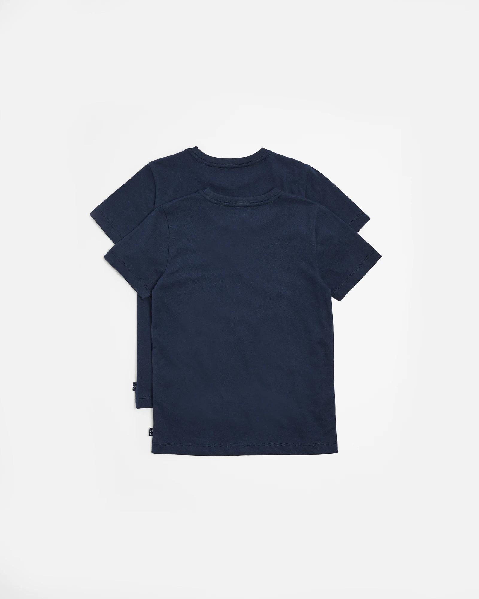 6 Target Australian Cotton Boys 2 Pack T-shirts NAVY BLUE, 6 of 6