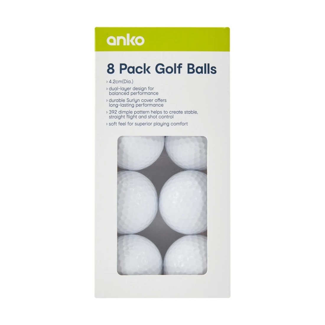 3 8 Pack Golf Balls, 3 of 3