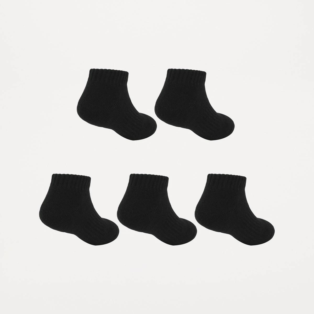 2 5 Pack Ultimate School Low Cut Socks BLACK, 2 of 3