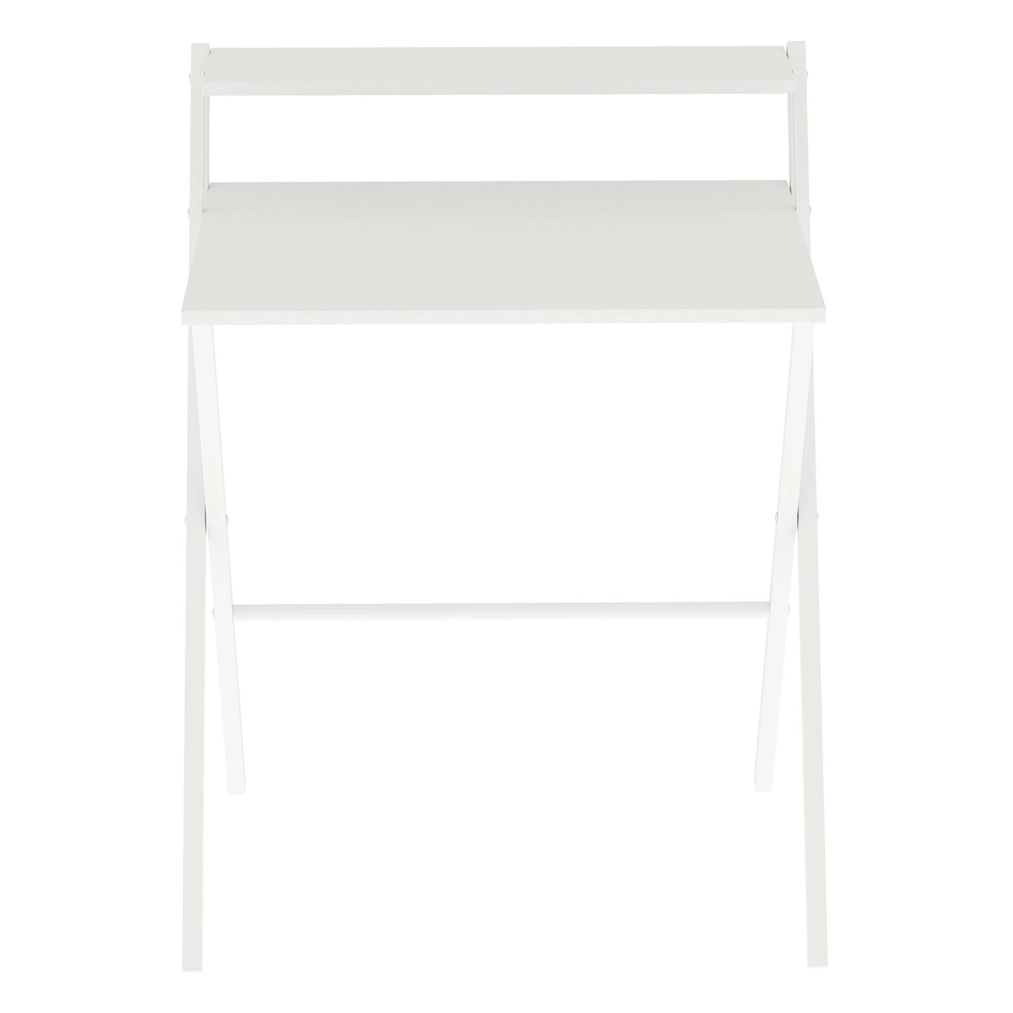 2 Levede Foldable Computer Desk - White, 2 of 9