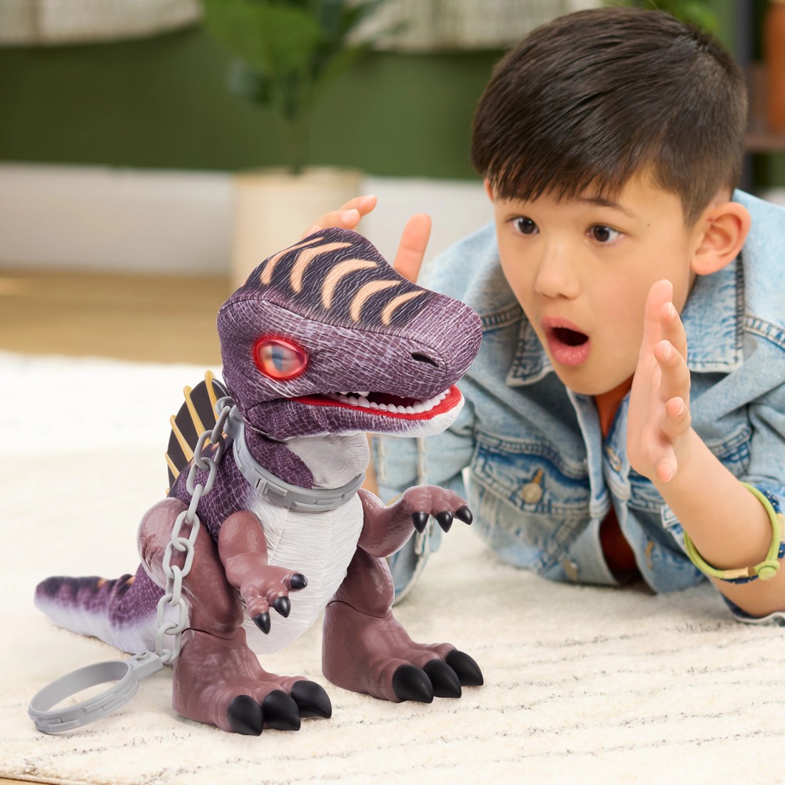 3 Jurassic World Spinosaurus Unleashed Interactive Dinosaur Toy, 3 of 7