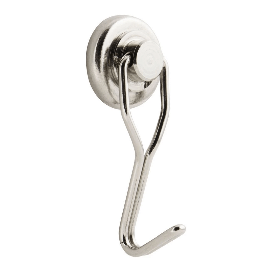 1 Three By Three Magnet Single Swivel Hook Chrome, 1 of 4