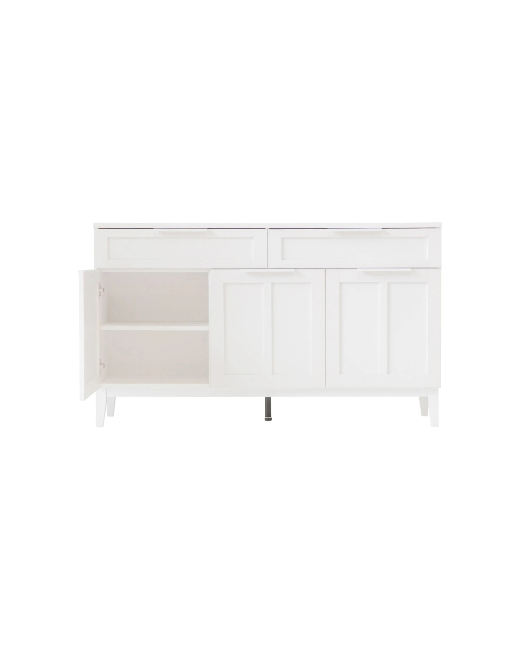 3 Alpine Bay Tenley 2 Drawer 3 Door Wood-Look Finish Sideboard Cabinet - White, 3 of 9