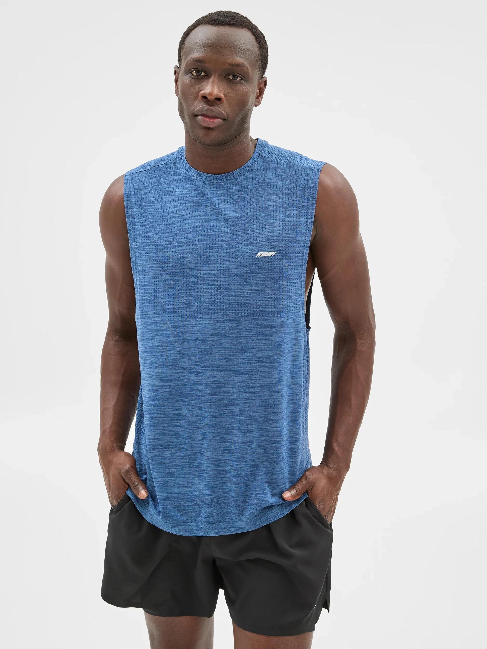 3 Target Active Core Training Tank Top BLUE, 3 of 6