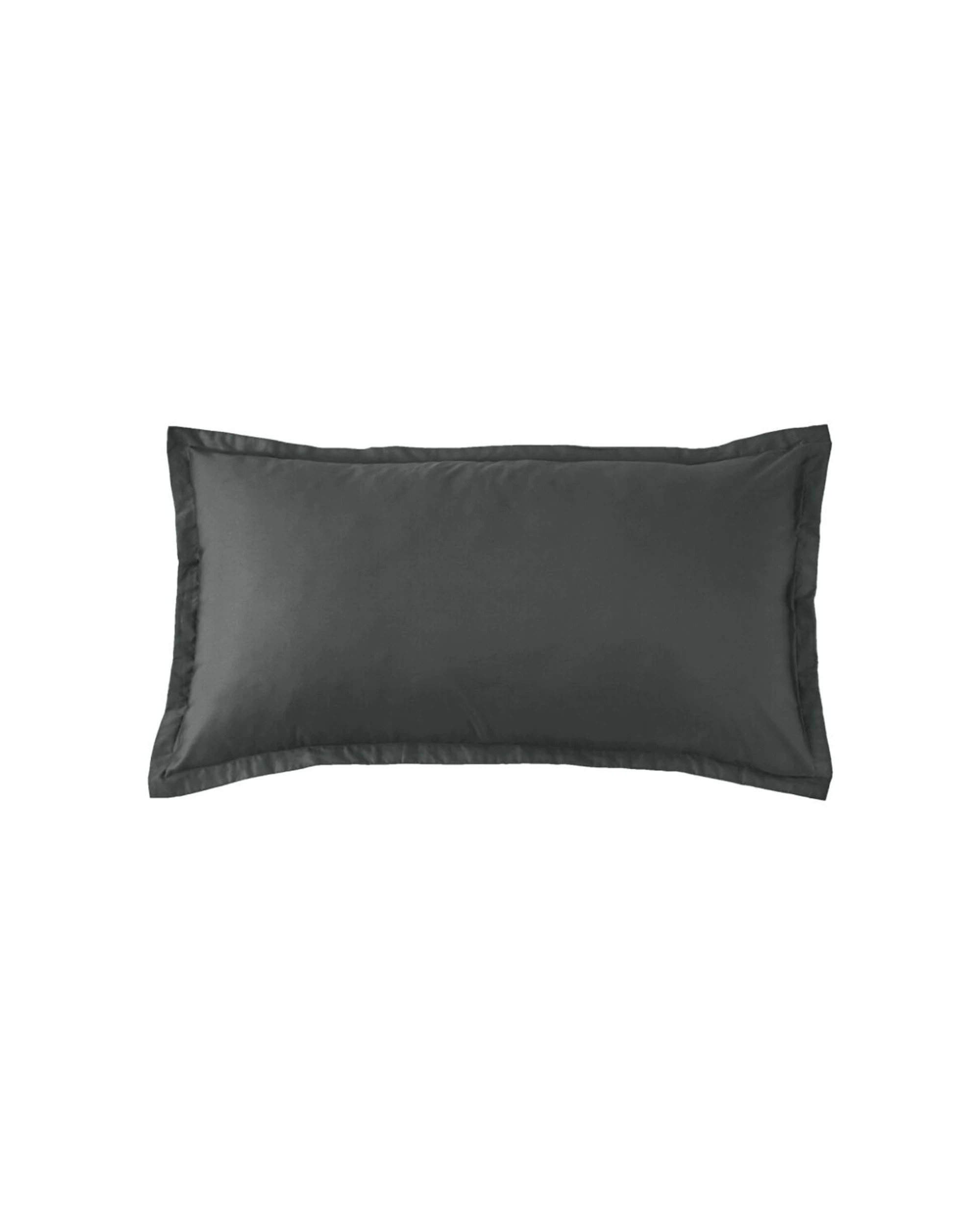 1 Grosvenor House Egyptian Cotton Tailored Pillowcase 500TC - Charcoal, 1 of 3