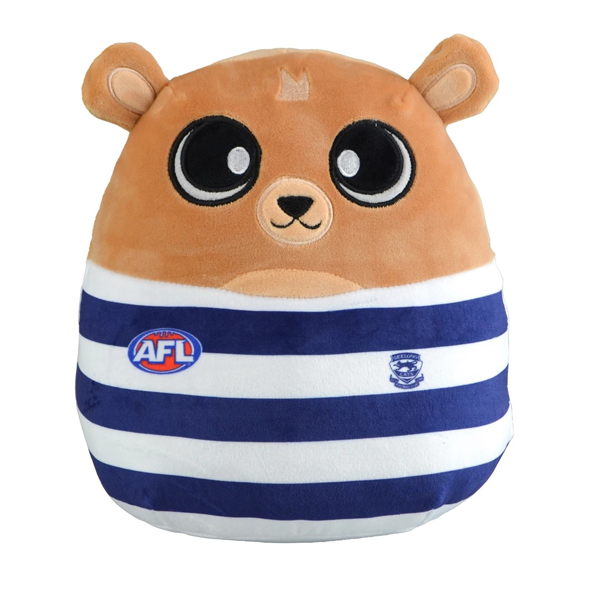 1 AFL Squidglys Geelong Plush Toy, 1 of 2