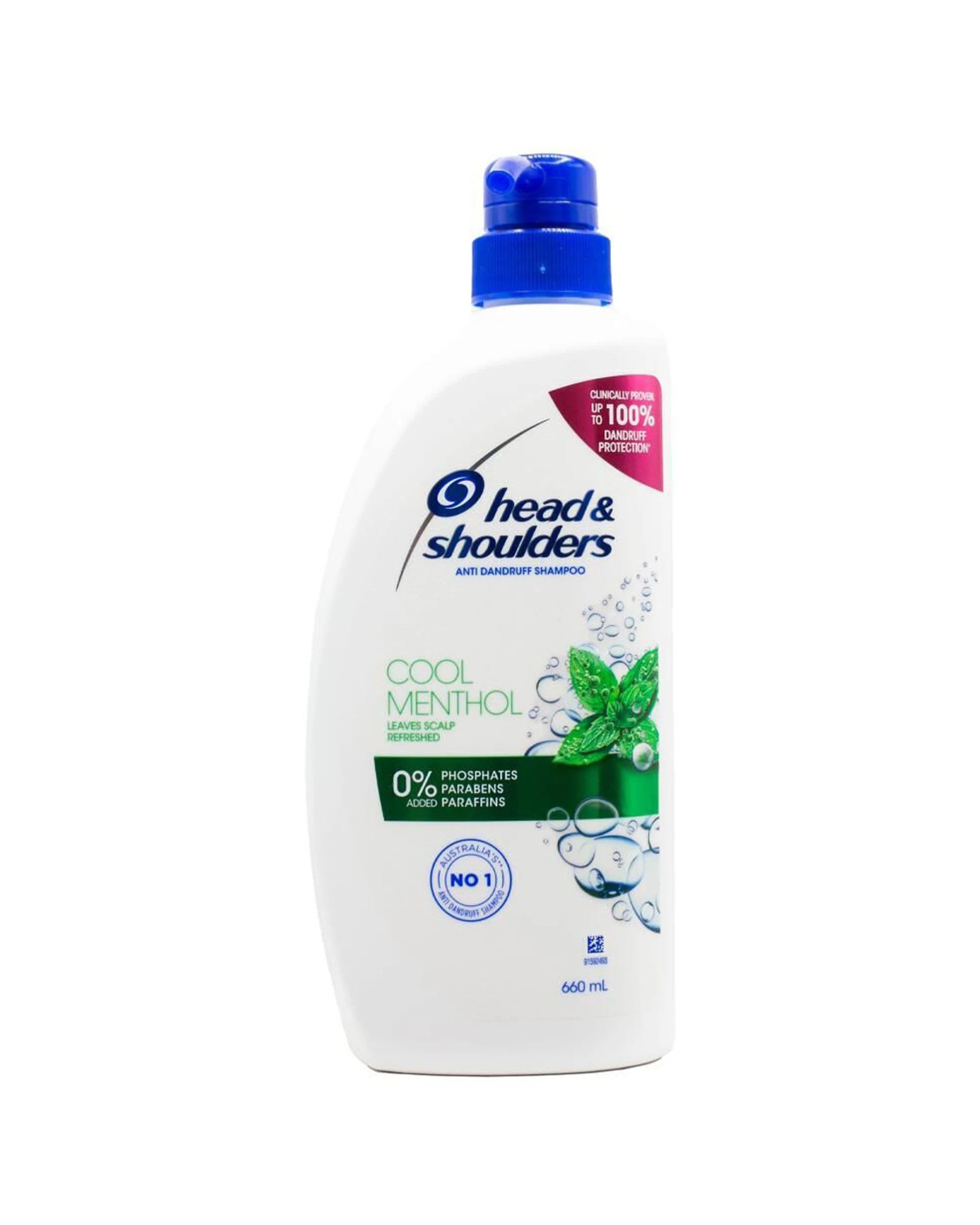 2 HEAD & SHOULDERS 6PK Anti Dandruff Shampoo 660ml Cool Menthol Anti-Itch - White, 2 of 3