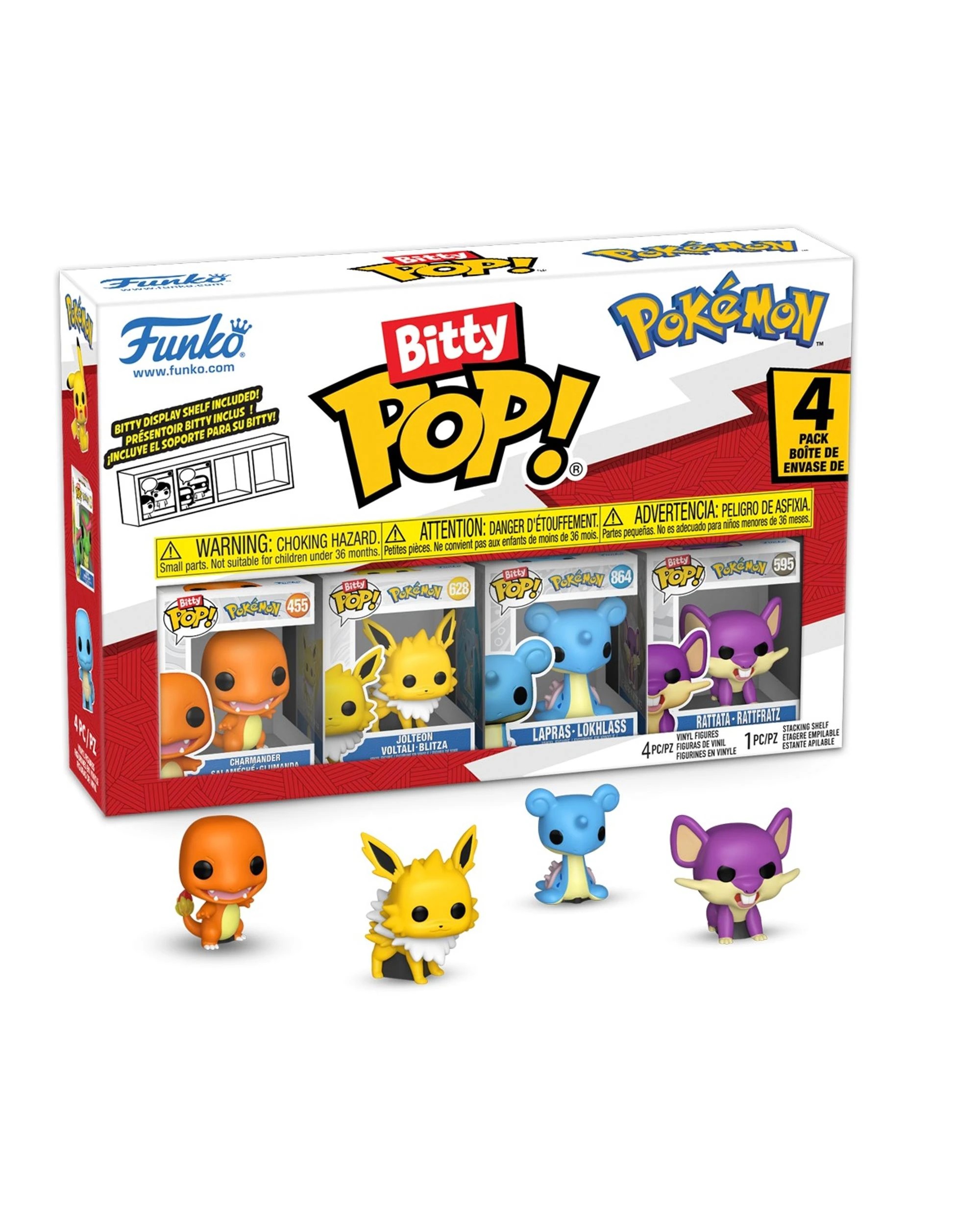 1 Pokemon Charmander Bitty 4 Pack Funko POP! Vinyl, 1 of 3