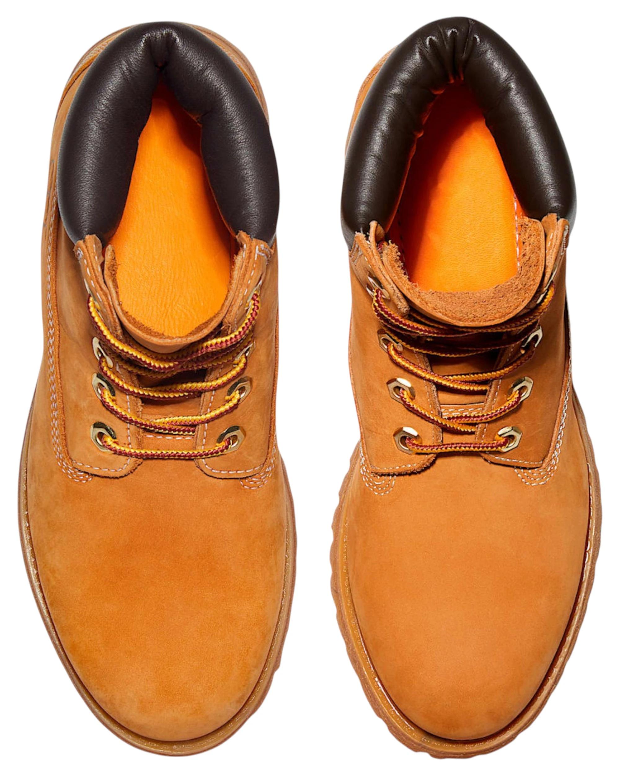 2 Timberland Womens 6-Inch Premium Waterproof Wide Nubuck Boots Wheat, 2 of 7