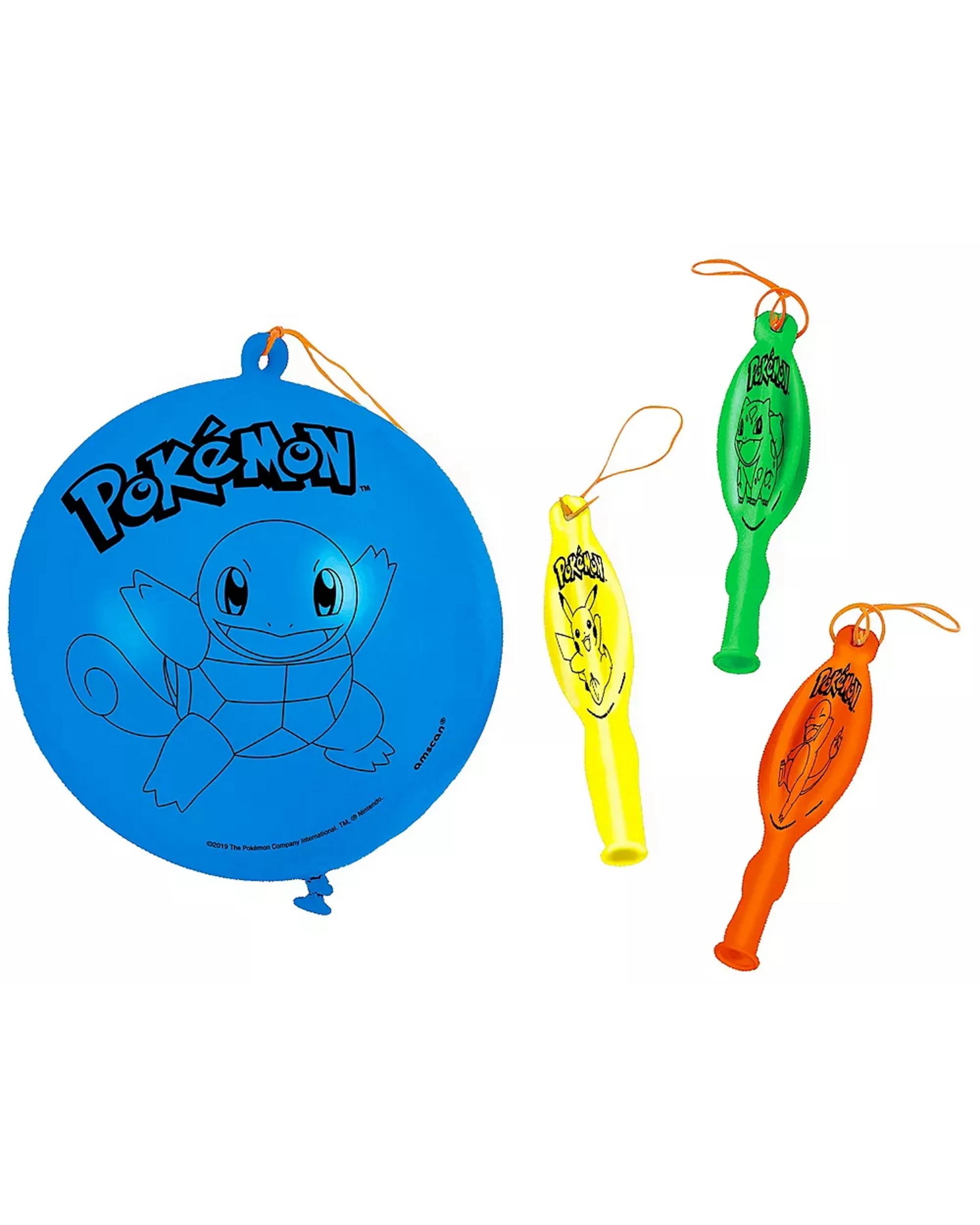 1 Pokemon Pokemon Classic Punch Ball Balloons Pack of 4, 1 of 1