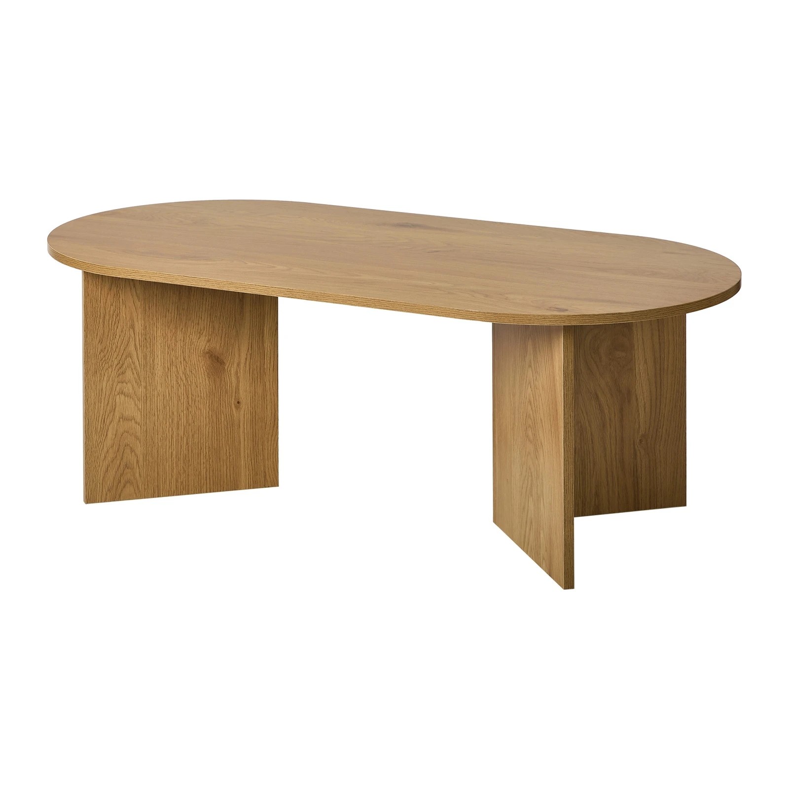 6 Oikiture Coffee Table Oval - Natural, 6 of 10