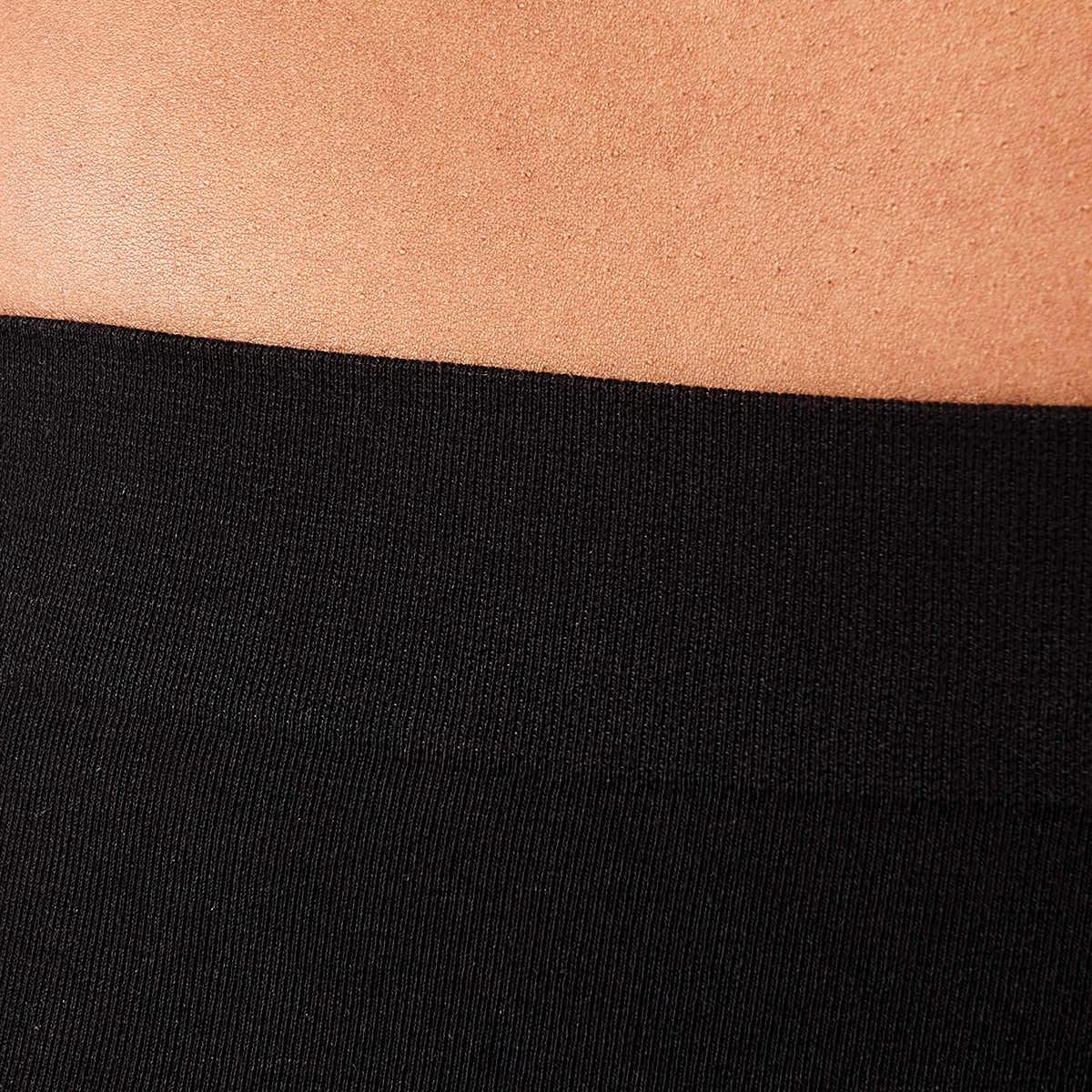 6 3 Pack Seamfree Cotton Boyleg Briefs BLACK, 6 of 6