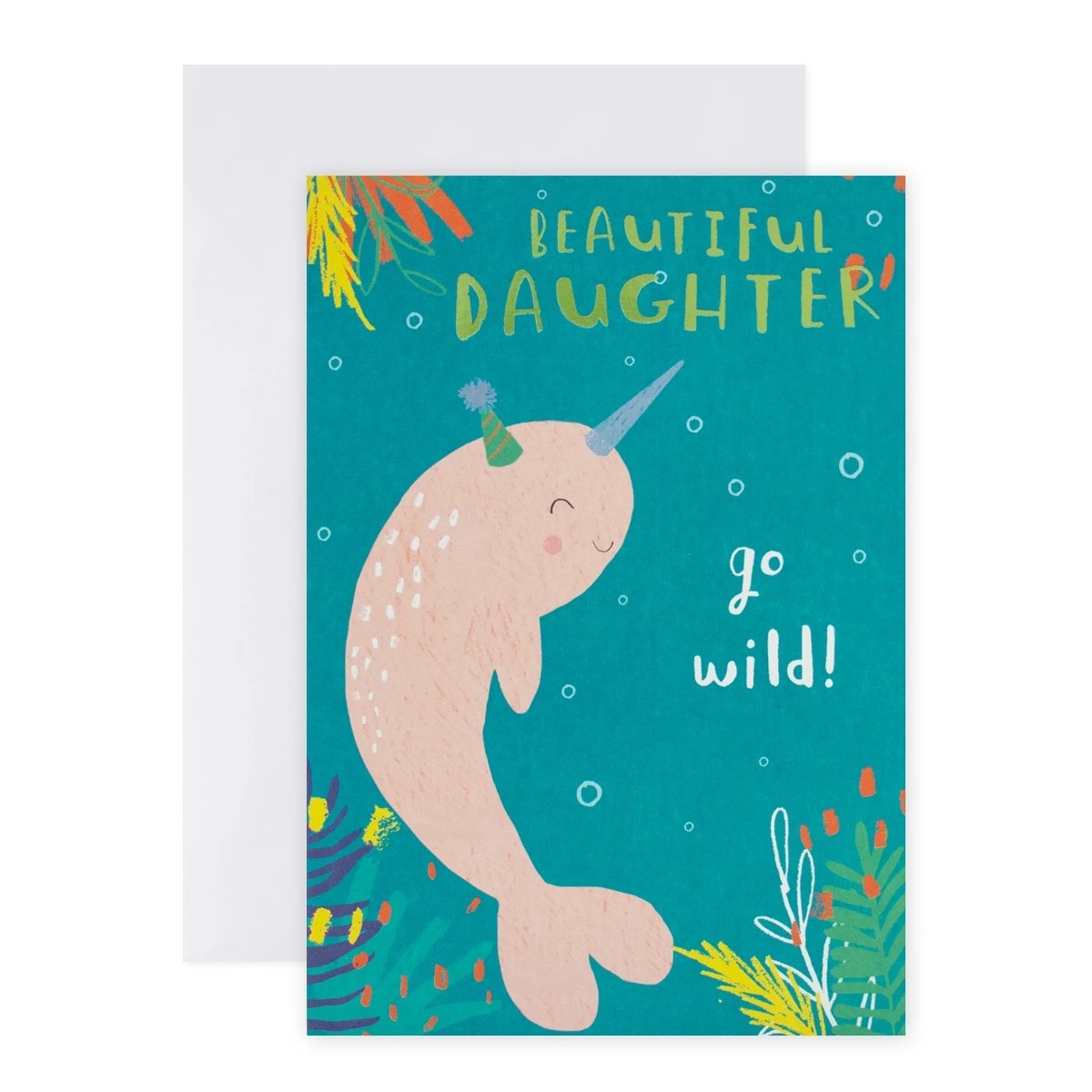 1 Connections from Hallmark Birthday Card For Daughter - Party Narwhal, 1 of 2